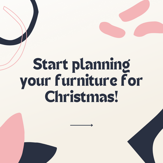 How to maximise space for Christmas using wooden furniture!