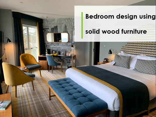 Bedroom design ideas using solid wood furniture