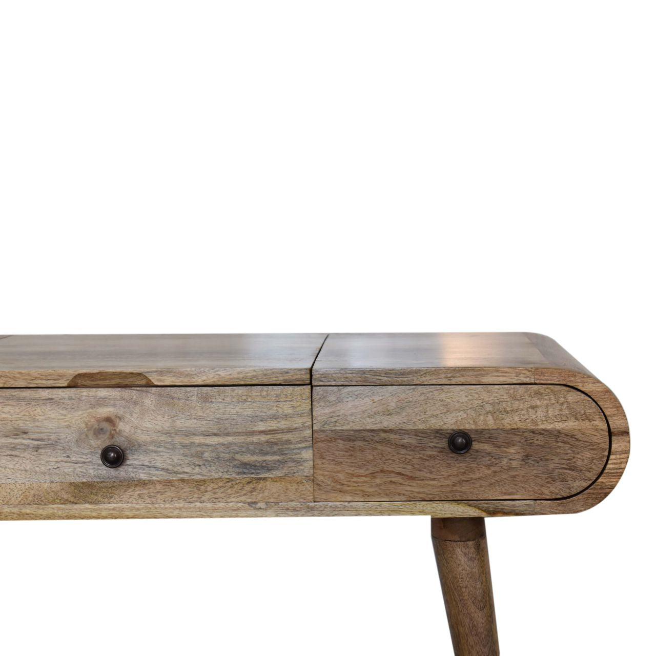 nordic dressing table with foldable mirror