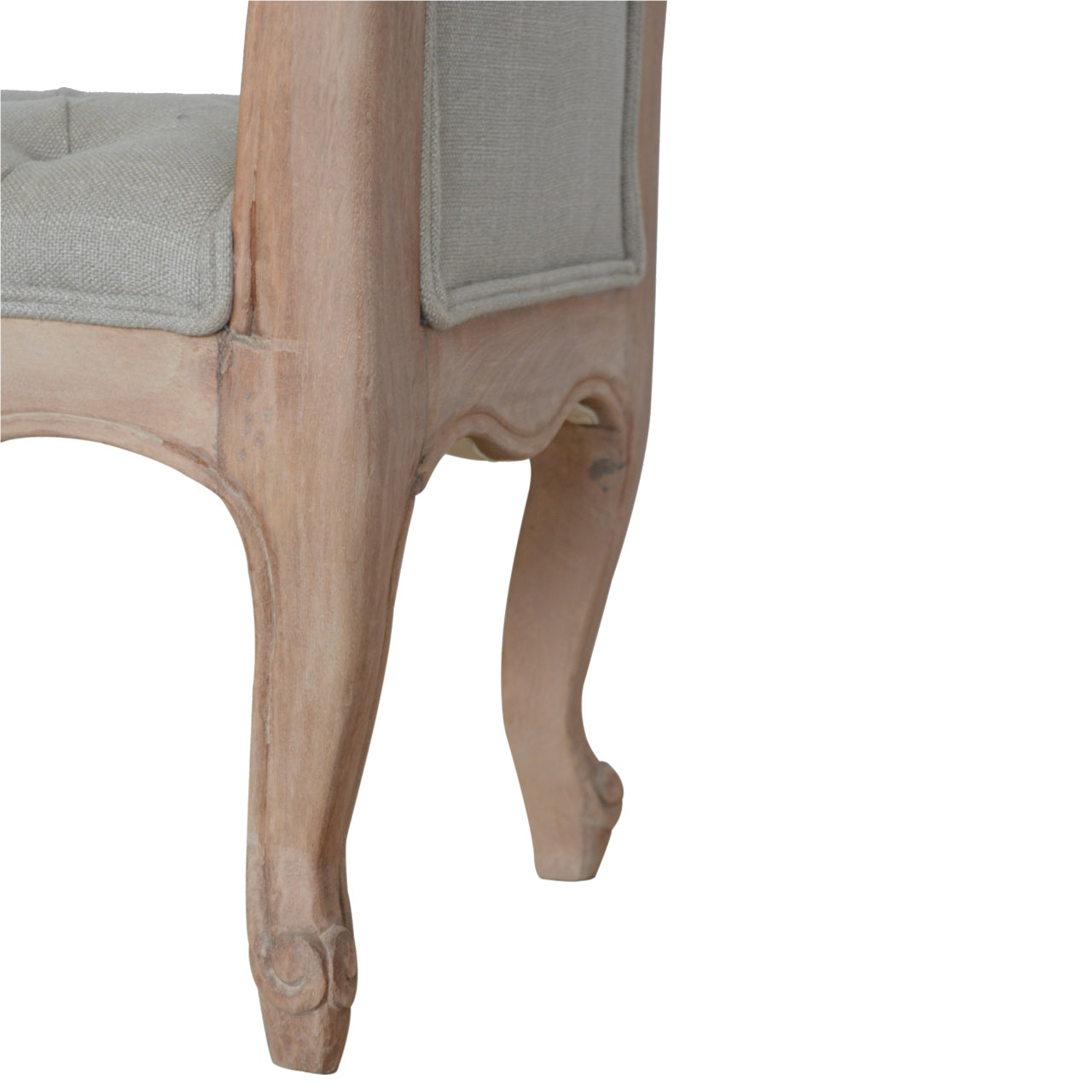 Solid Wood Carved French Style Bench
