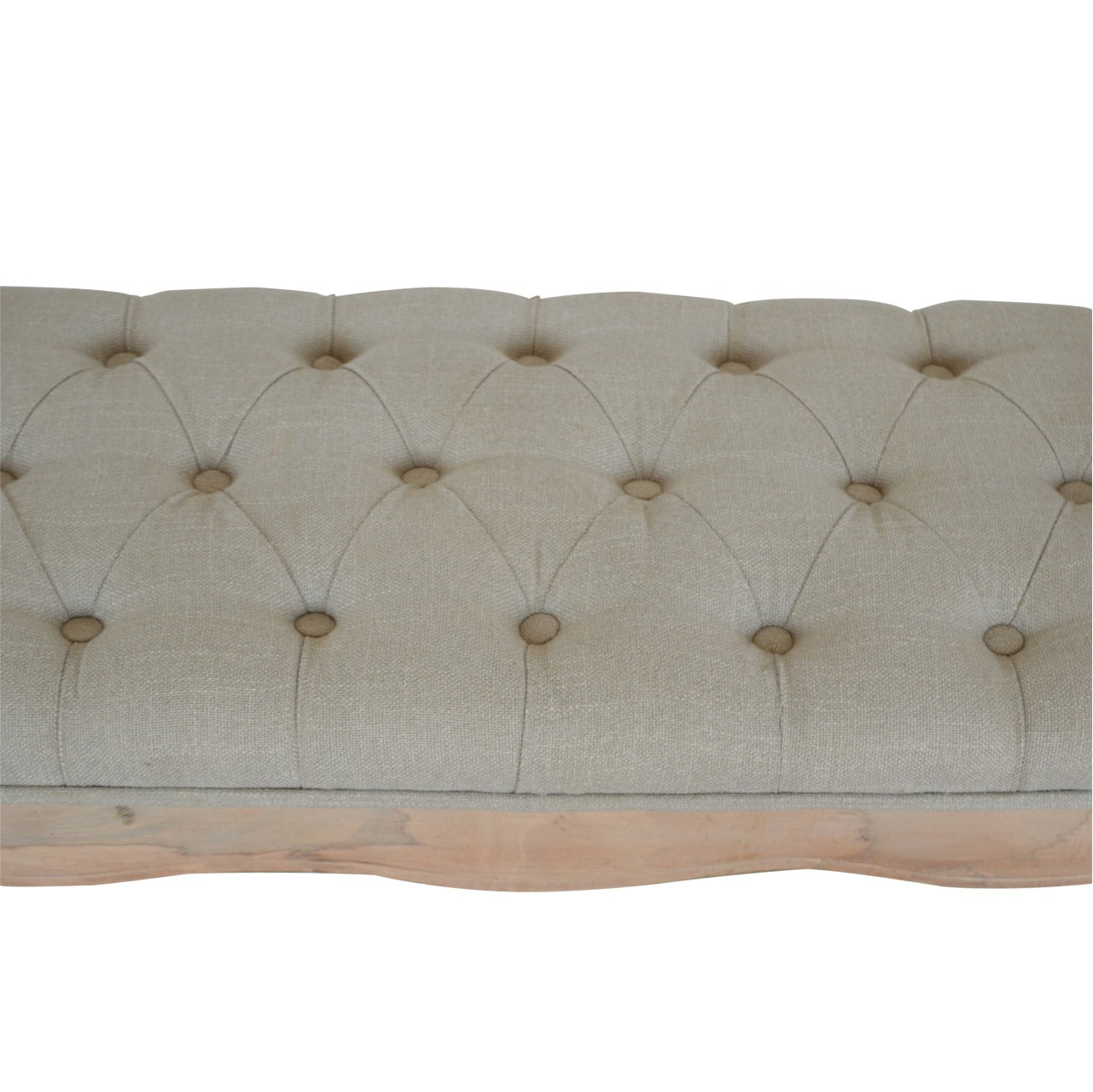 Solid Wood Carved French Style Bench