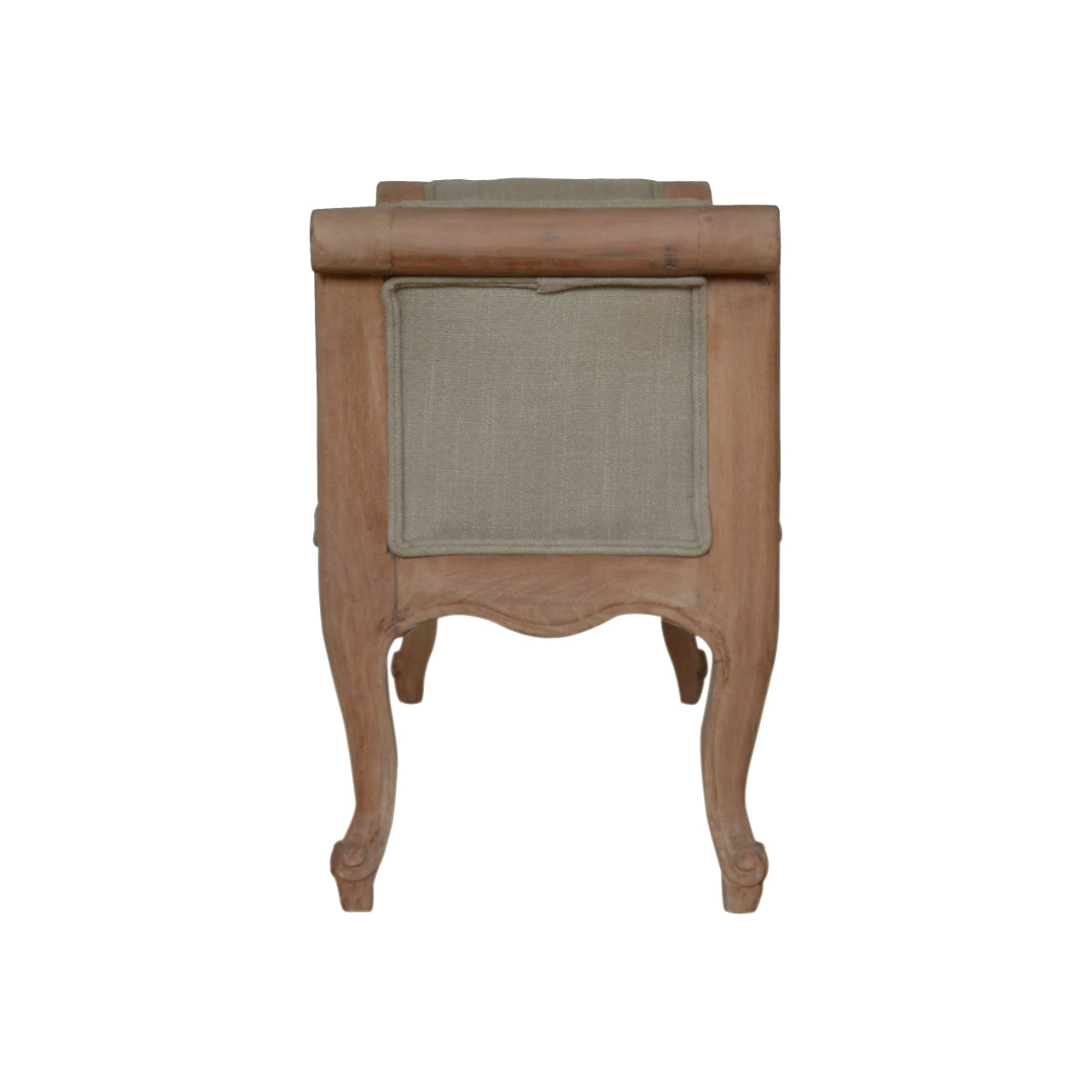 Solid Wood Carved French Style Bench