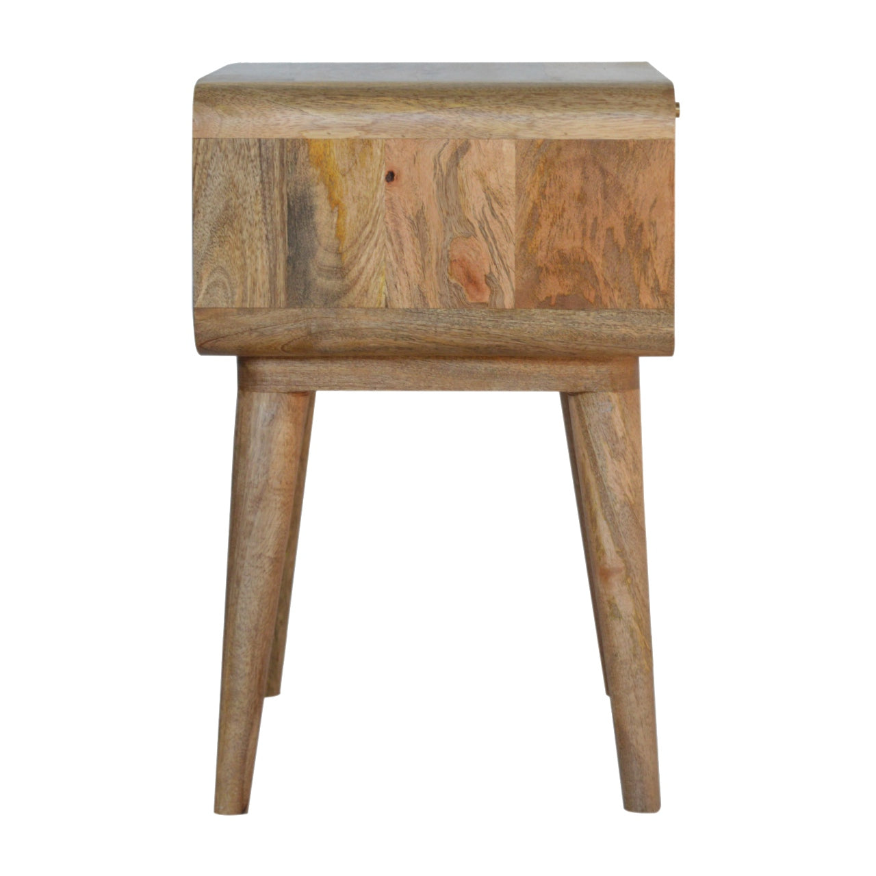 Solid Wood Woven Drawer Bedside