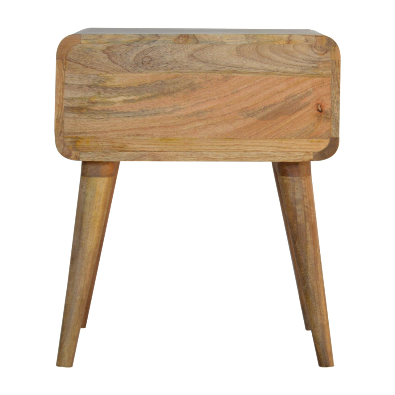 Solid Wood Woven Drawer Bedside