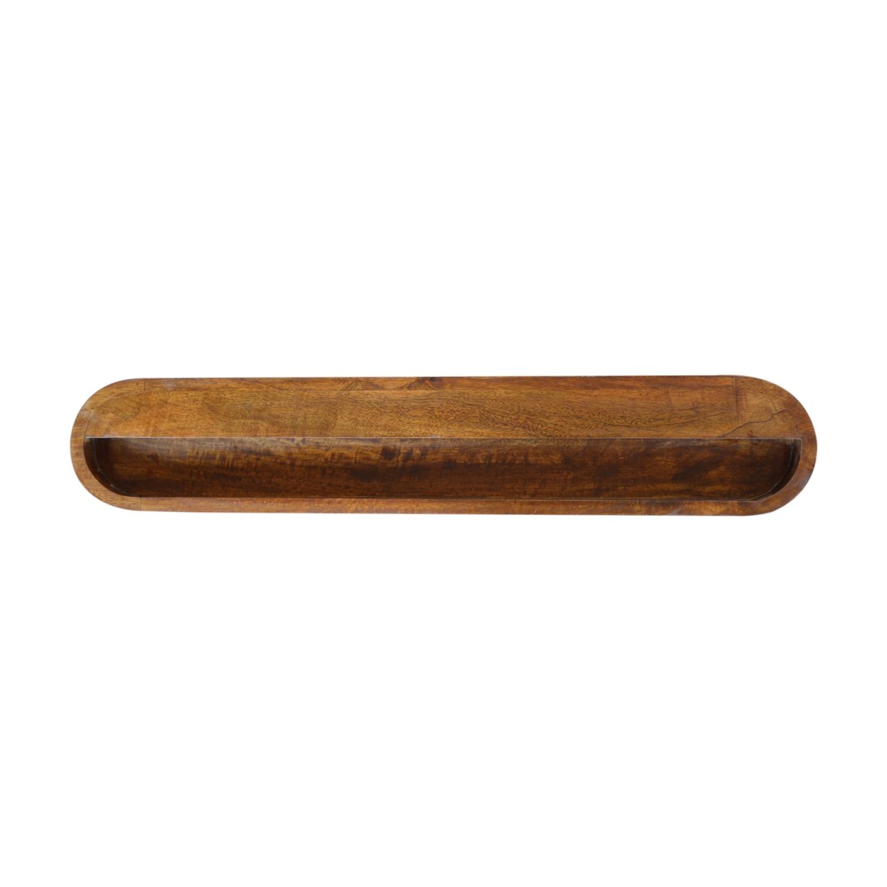 Solid Wood Wall Mounted Chestnut Console Table