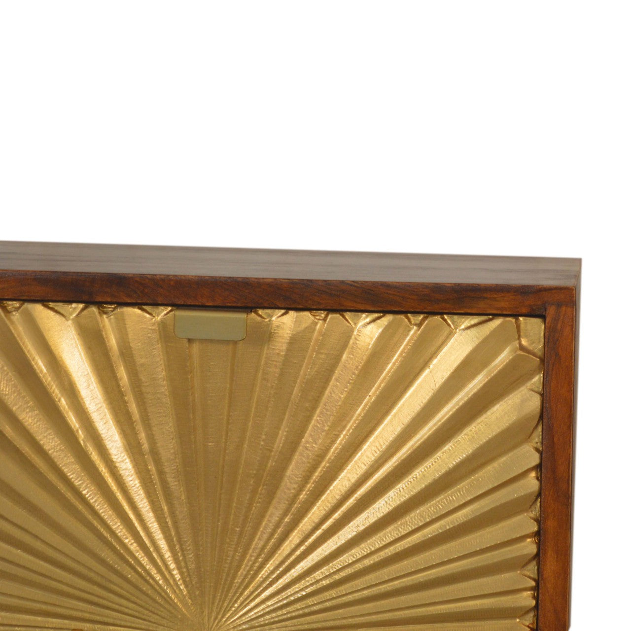 Solid Wood Manila Gold Bedside