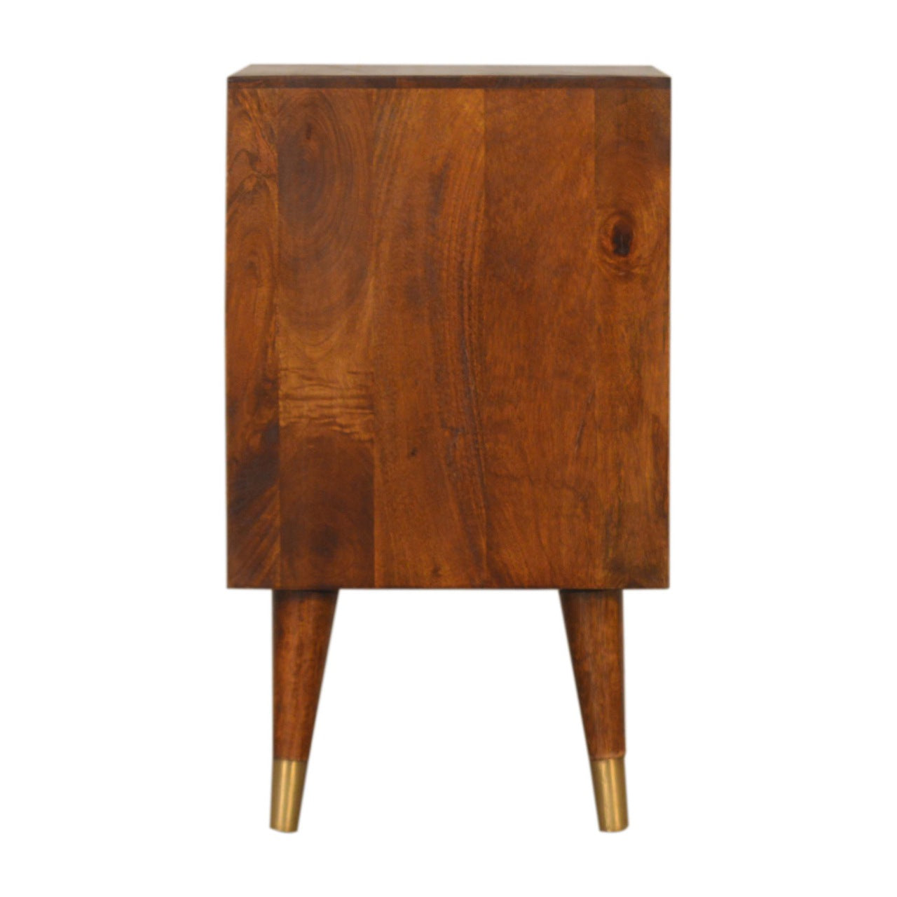 Solid Wood Manila Gold Bedside
