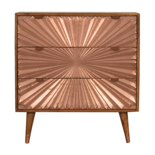 Solid Wood Manila Copper Chest
