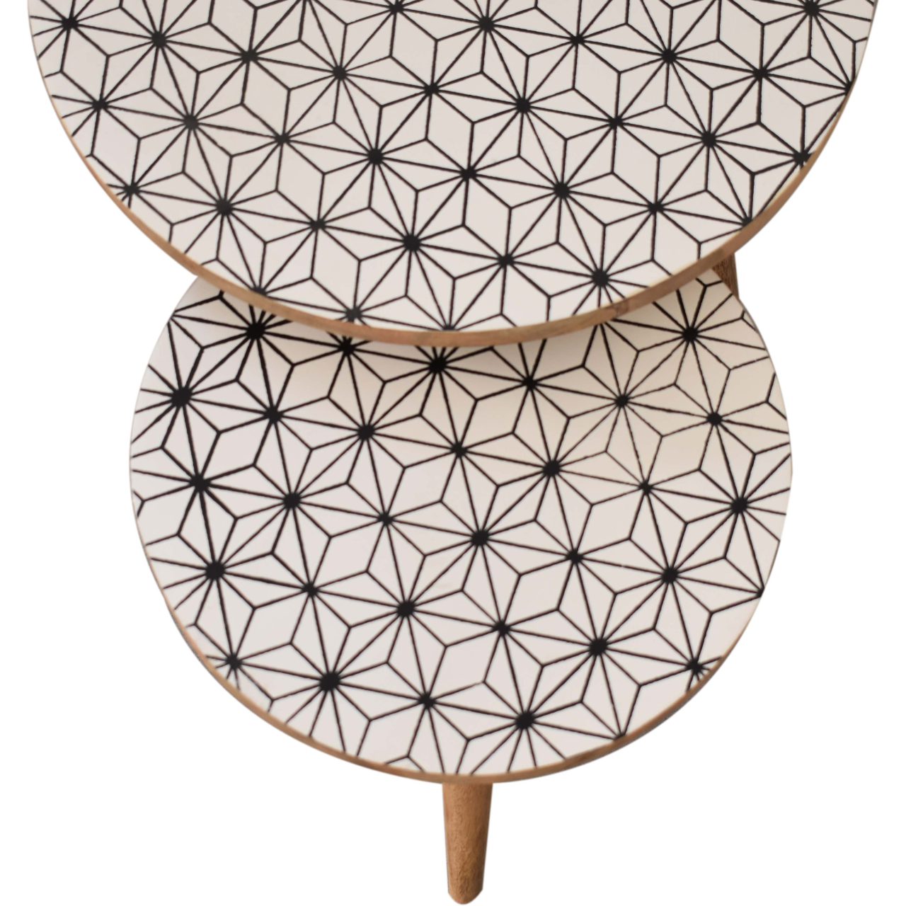 Solid Wood Prima Nesting Stools