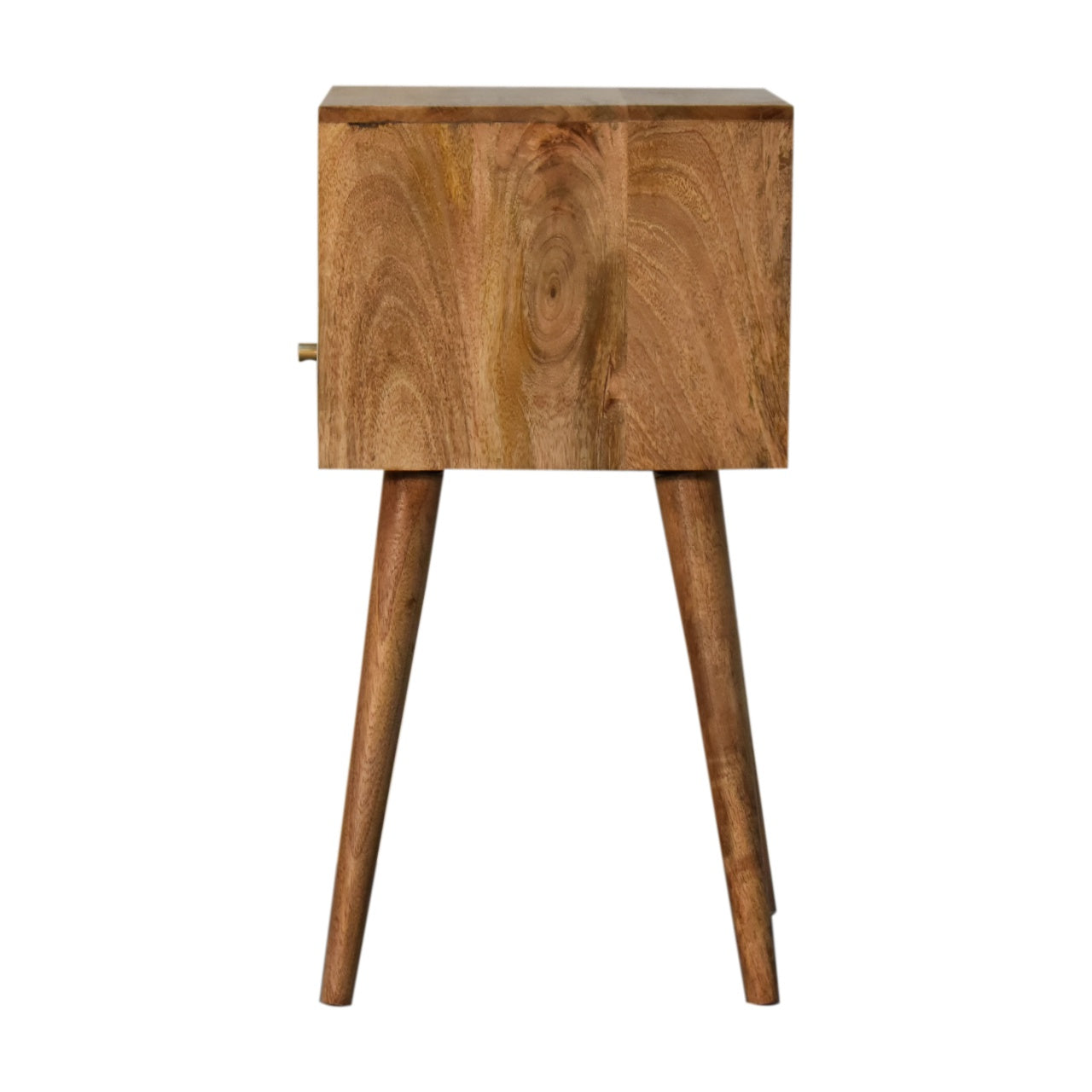 Solid Wood Sky Blue Hand Painted Small Bedside