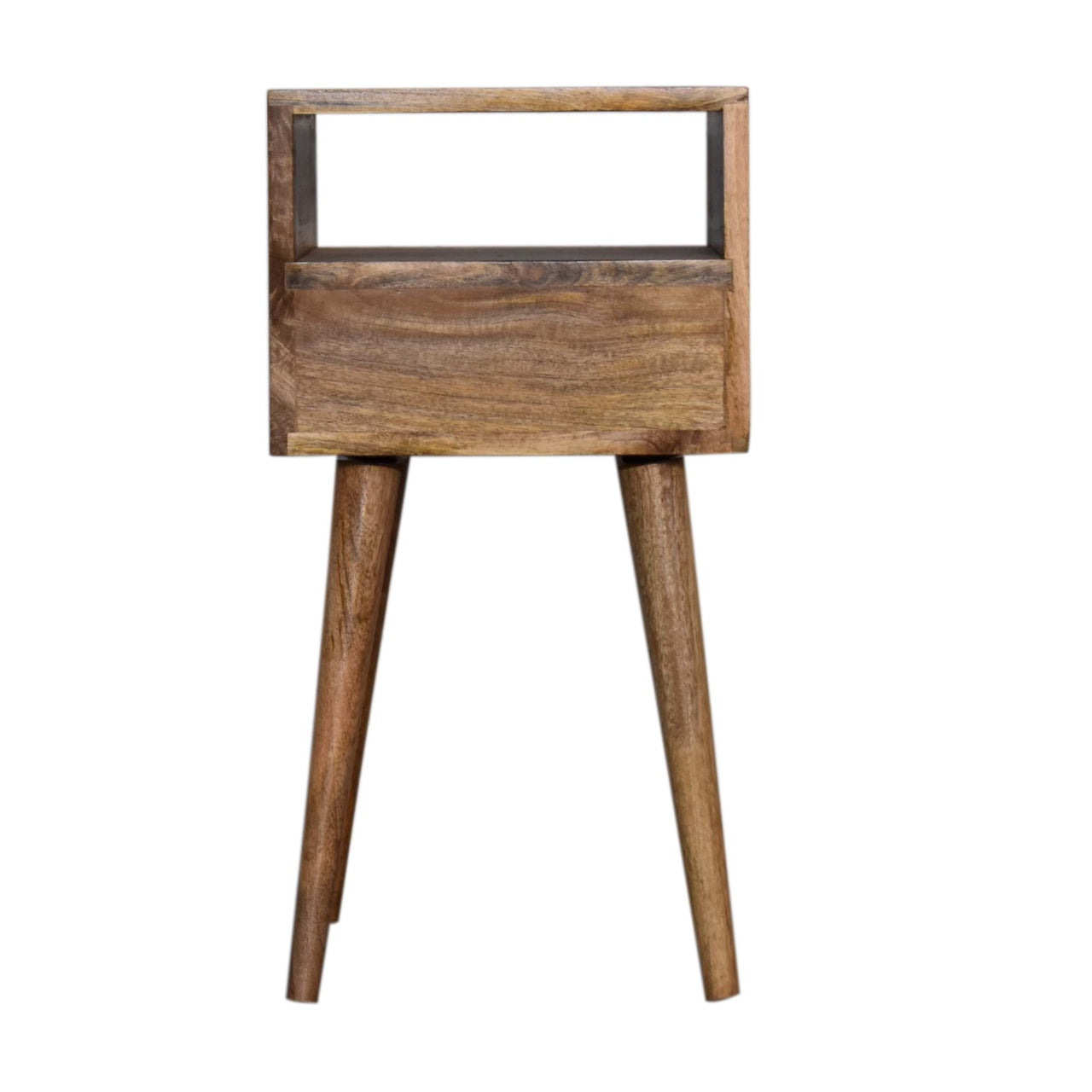 mini navy blue hand painted bedside