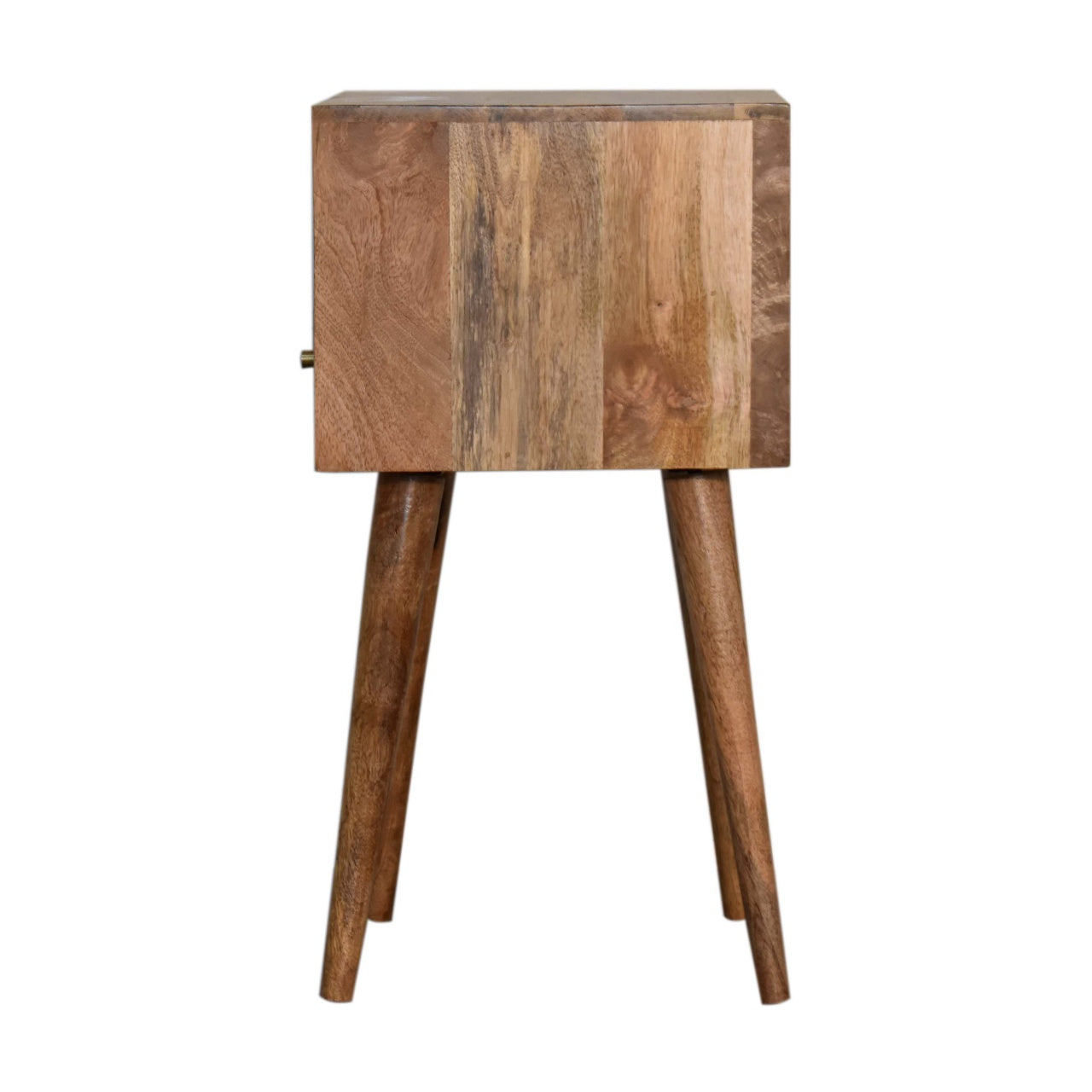 mini slate grey hand painted bedside