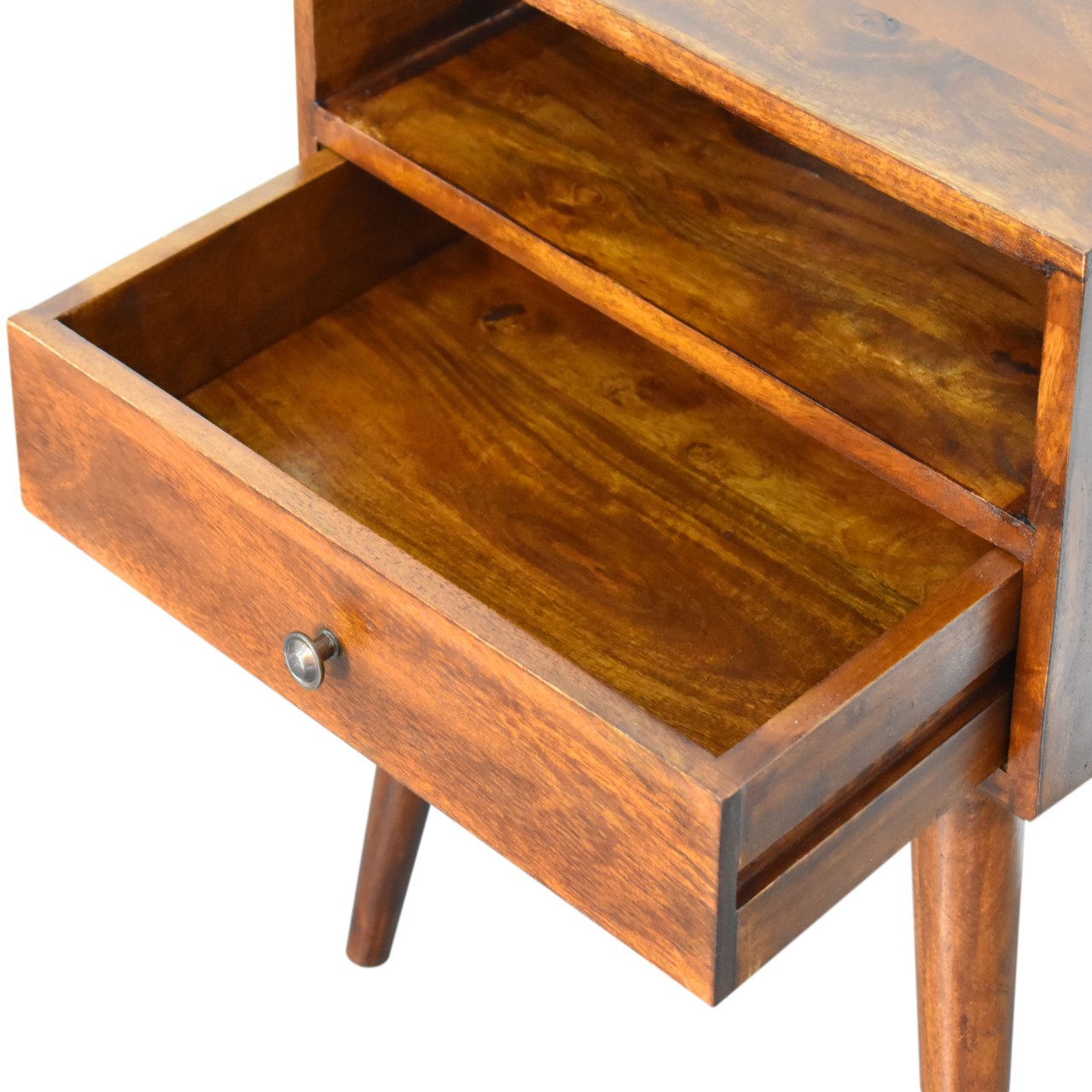 in1691 modern chestnut solid wood bedside