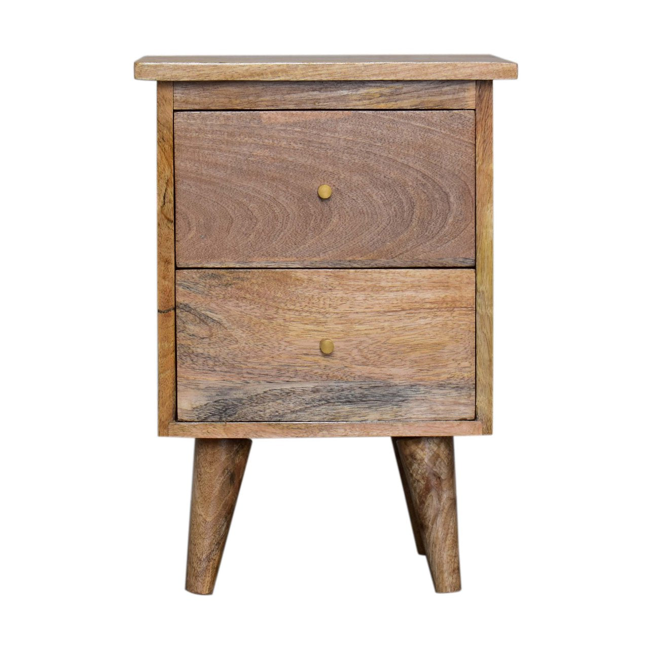 oak ish bedside