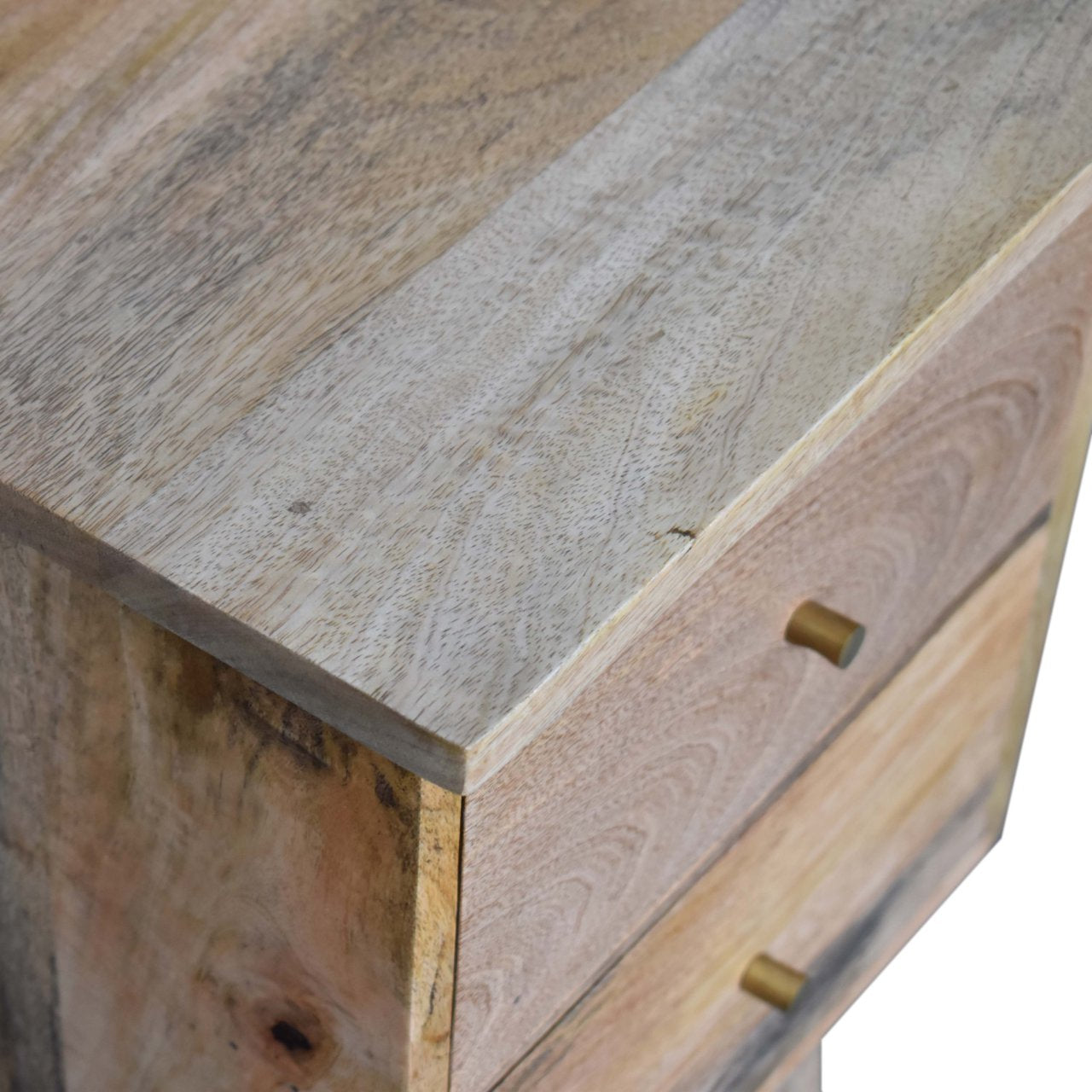 oak ish bedside