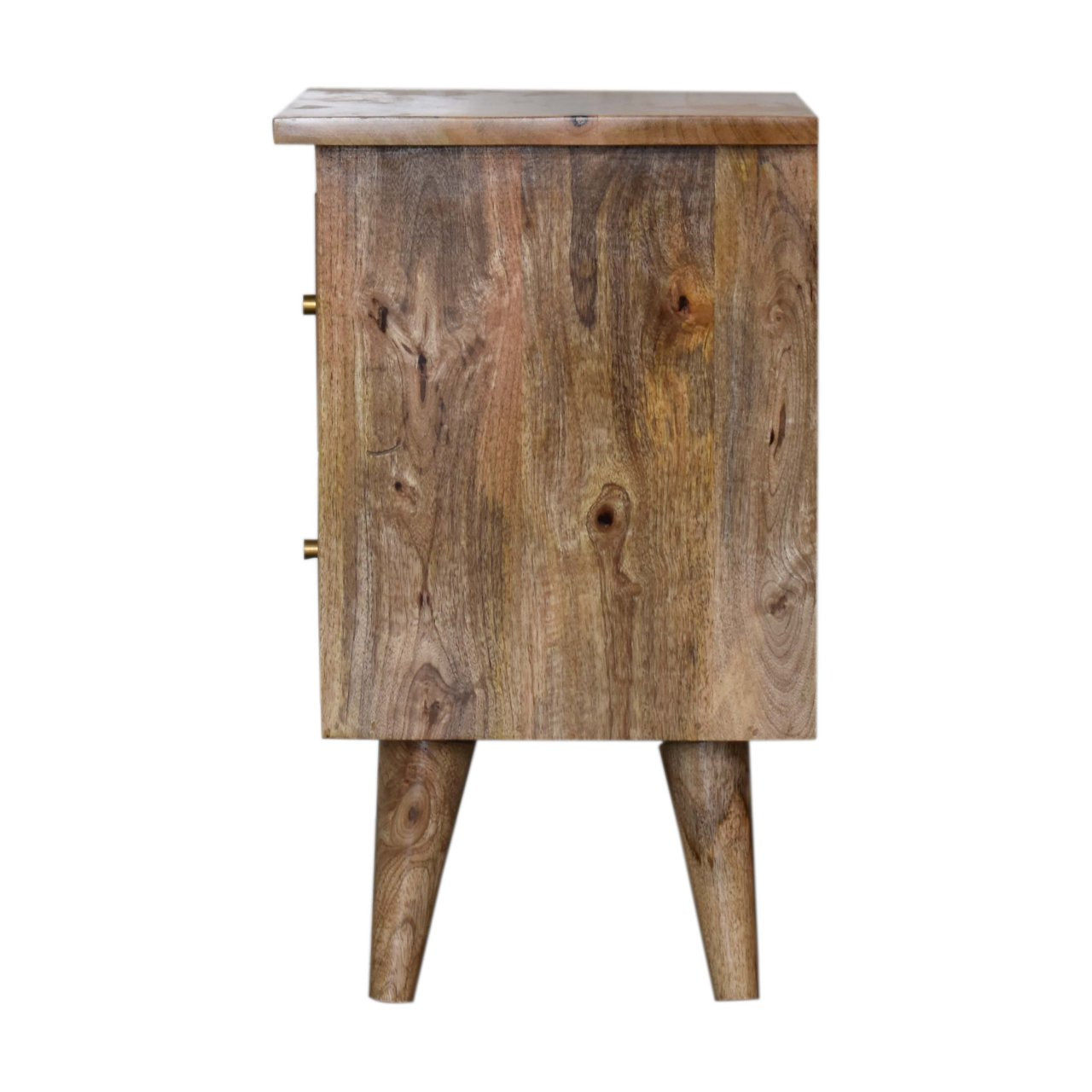 oak ish bedside
