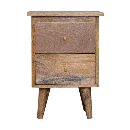 oak ish bedside