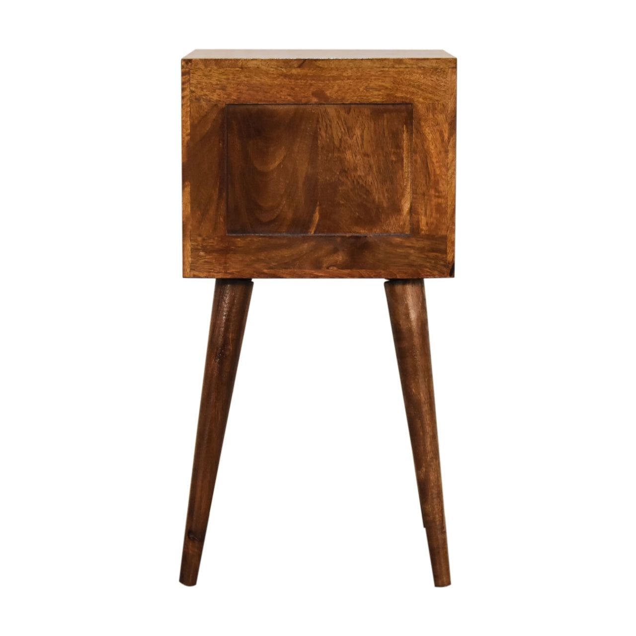 mini 2 drawer chestnut bedside
