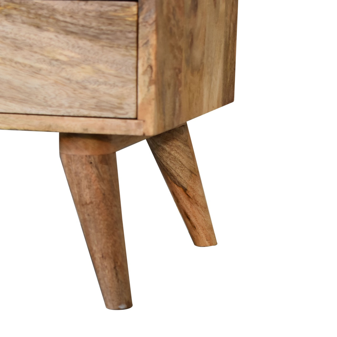 classic oak ish bedside