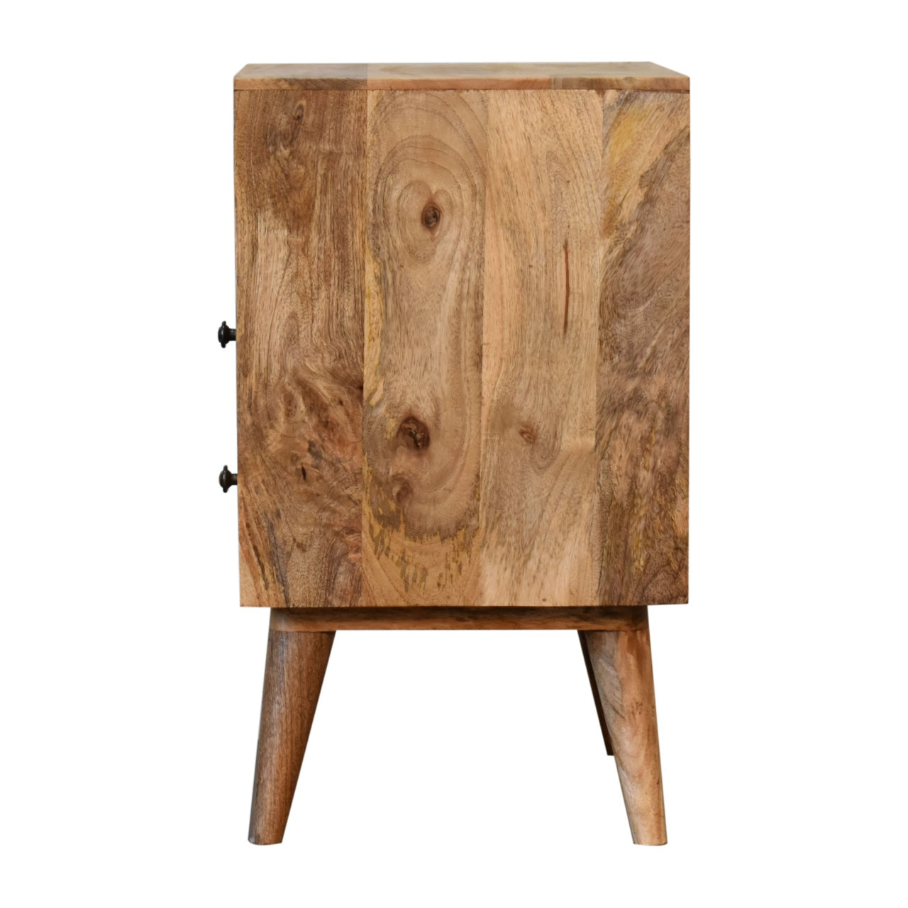 classic oak ish bedside