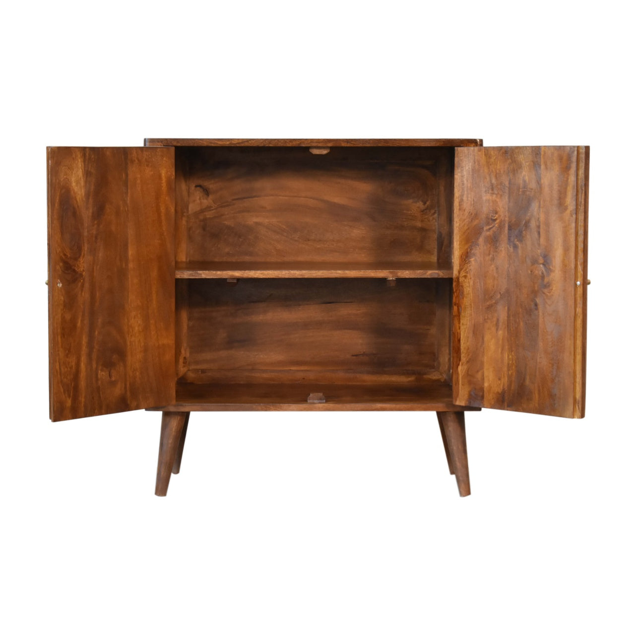 chestnut arch cabinet