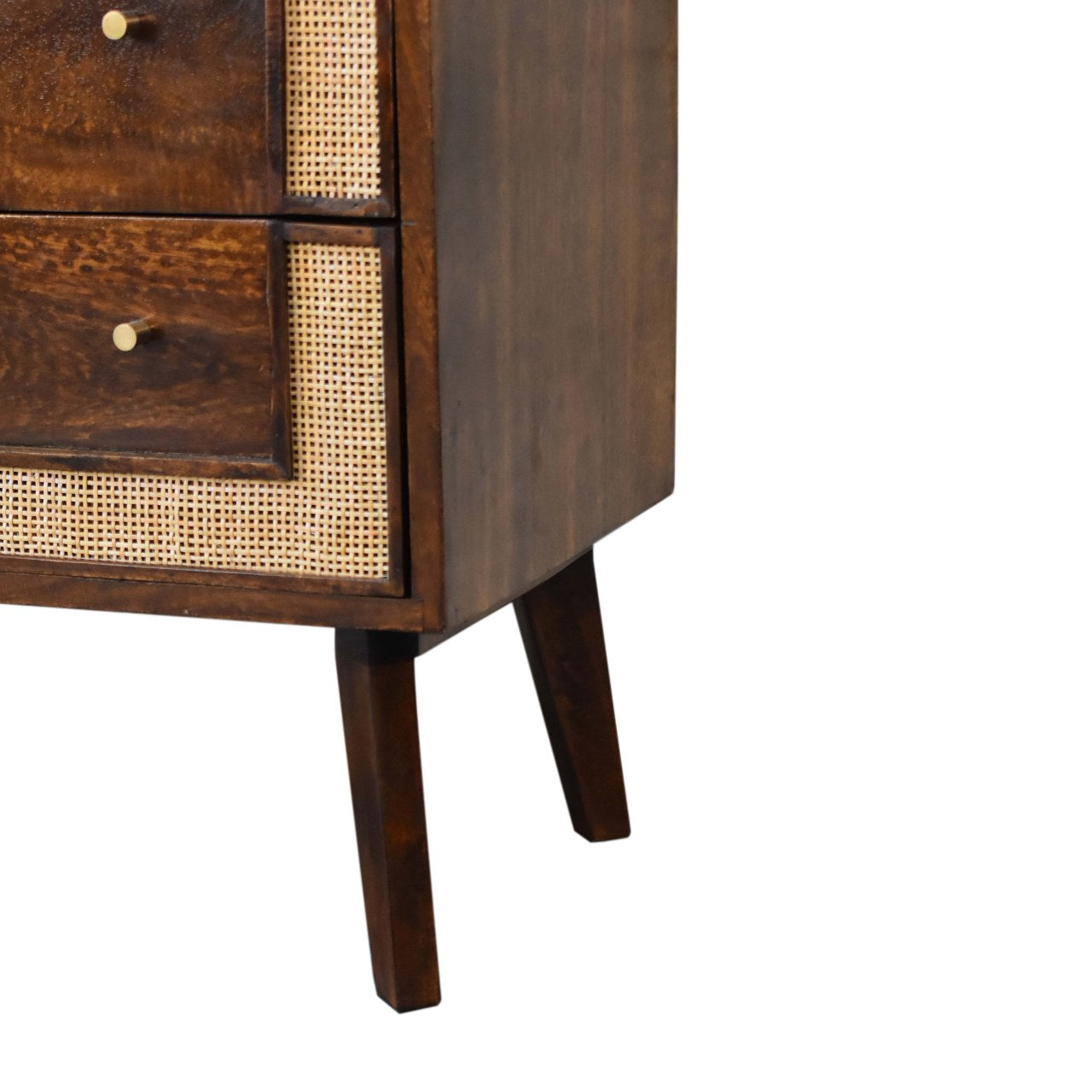 chestnut square woven chest