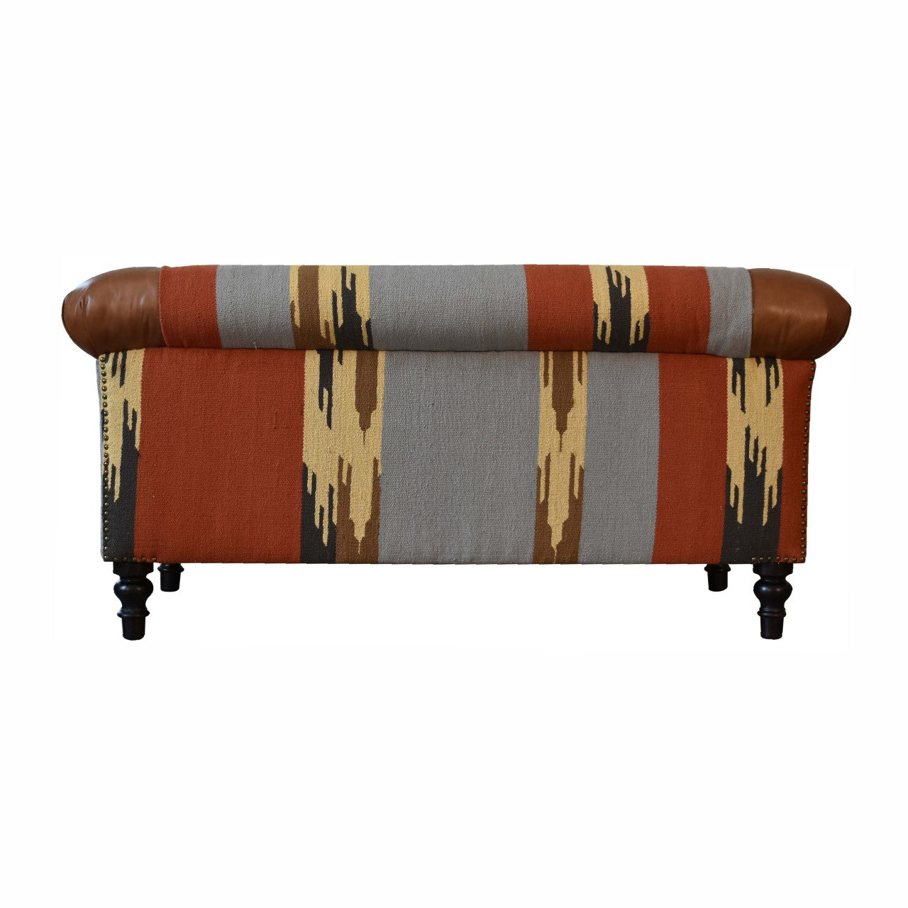 durrie leather mixed sofa