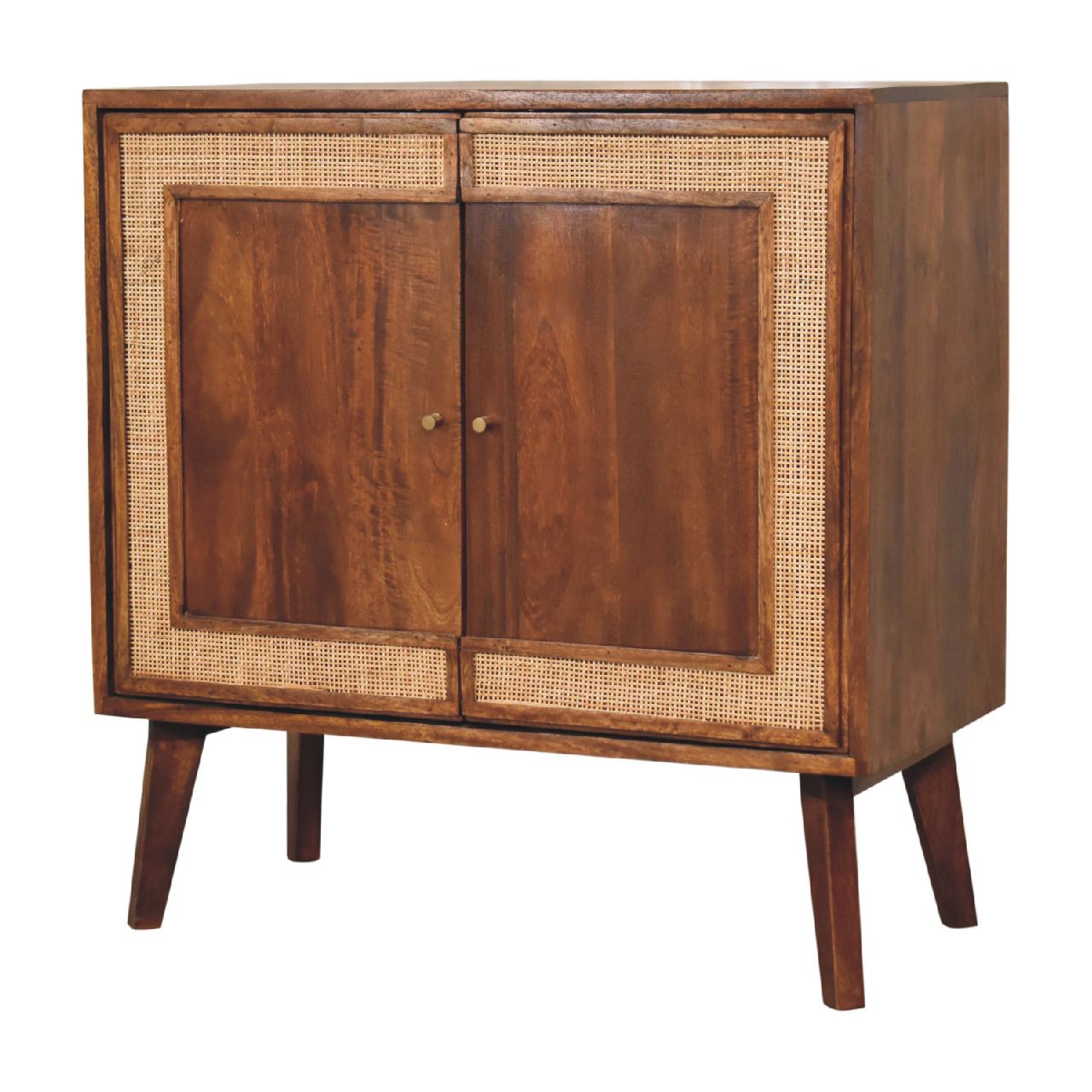 carved chestnut cabinet