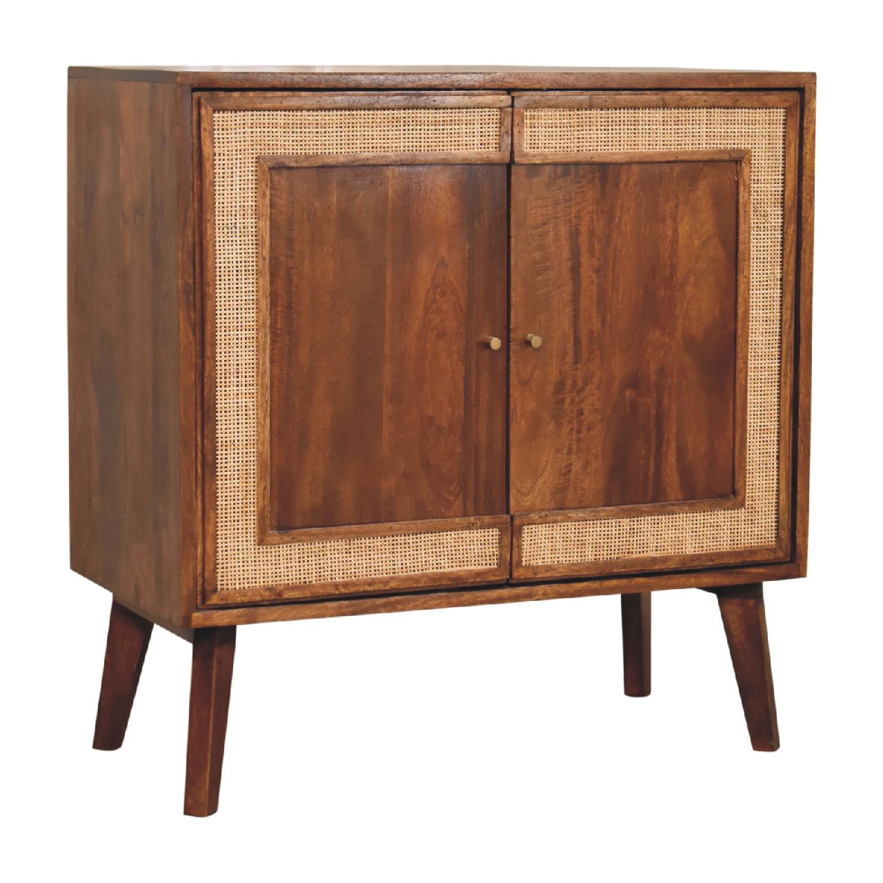 carved chestnut cabinet
