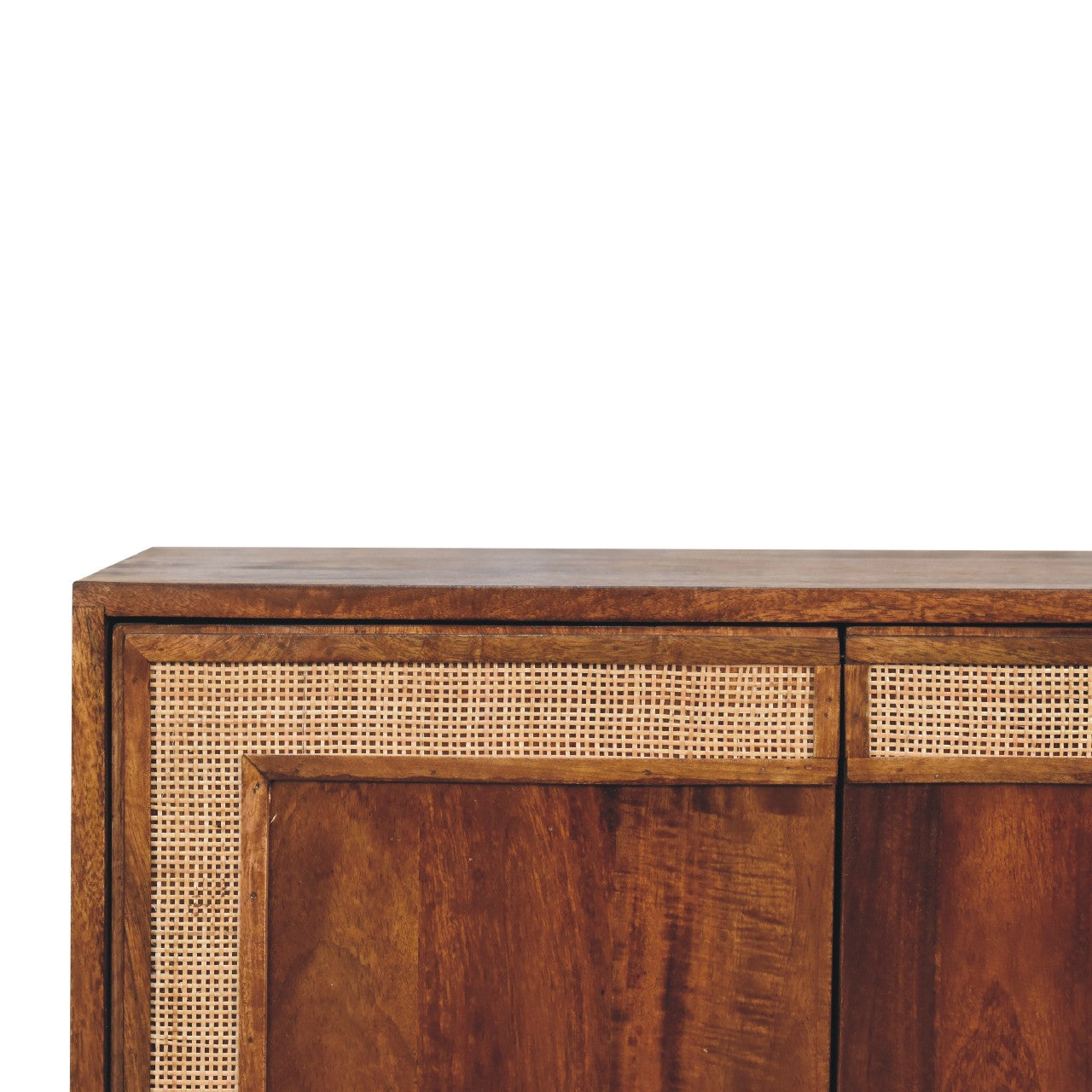 carved chestnut cabinet