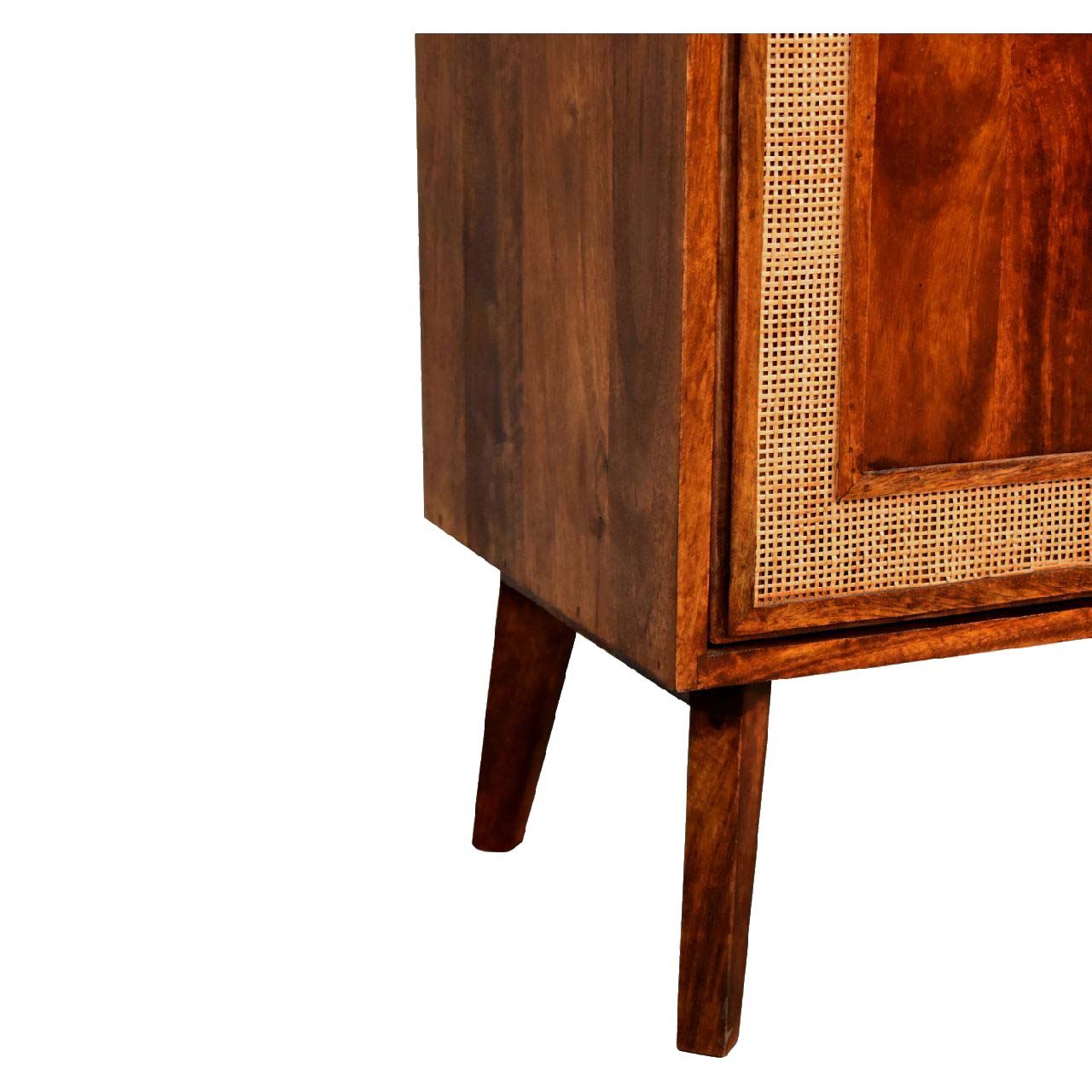 carved chestnut cabinet