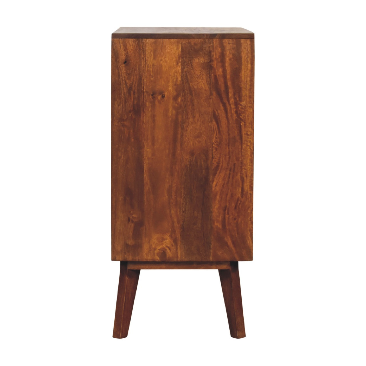 carved chestnut cabinet