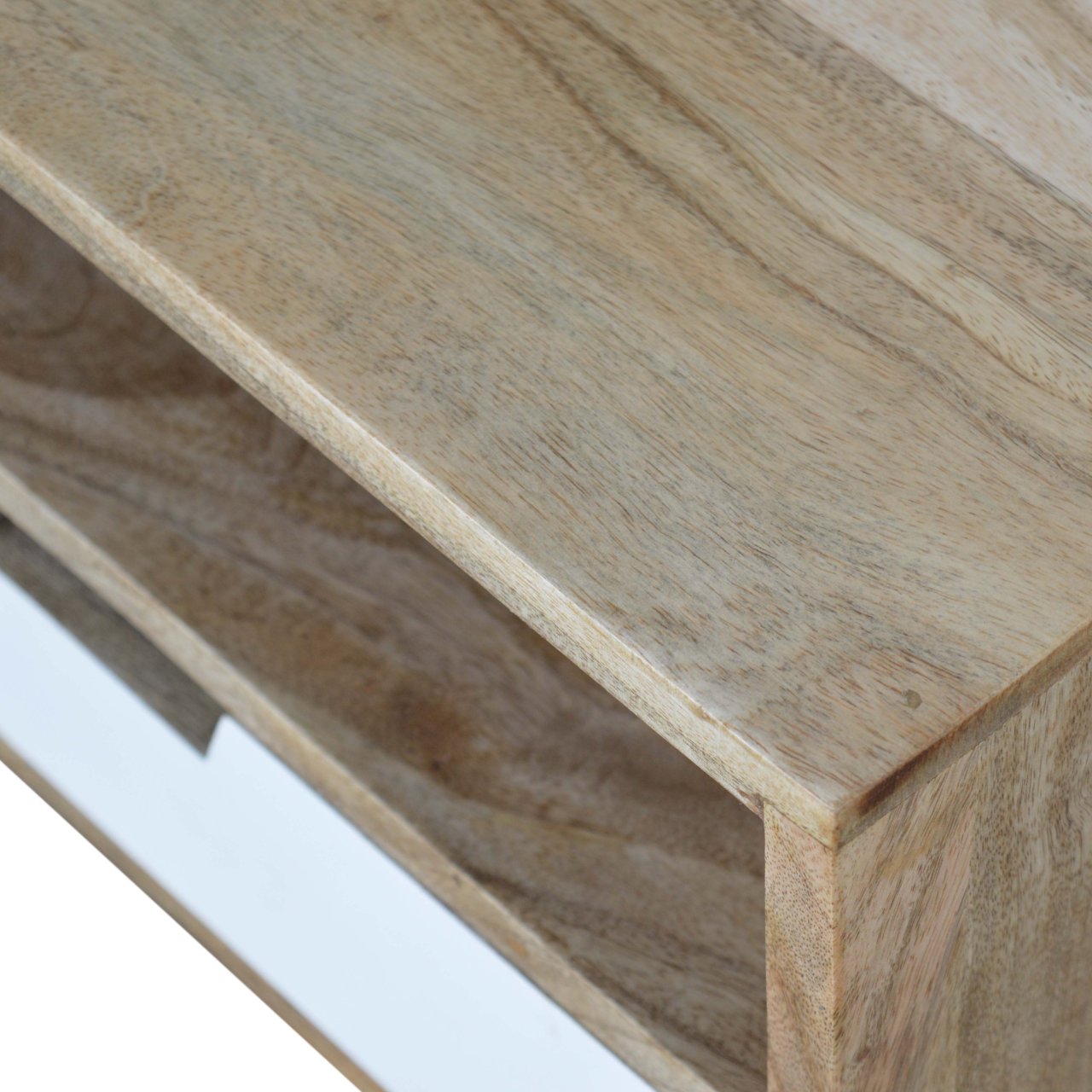 grey nordic style 1 drawer bedside