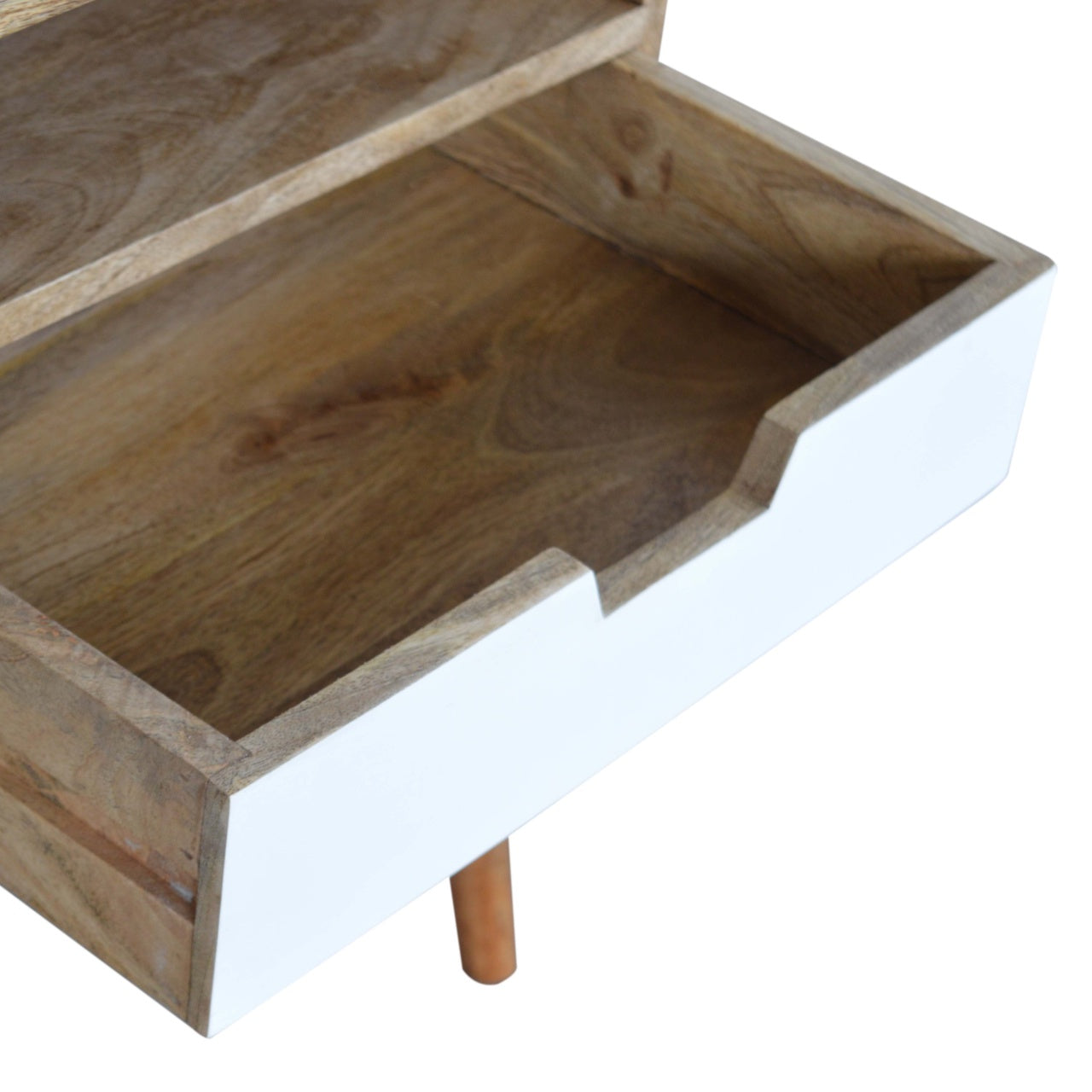 grey nordic style 1 drawer bedside