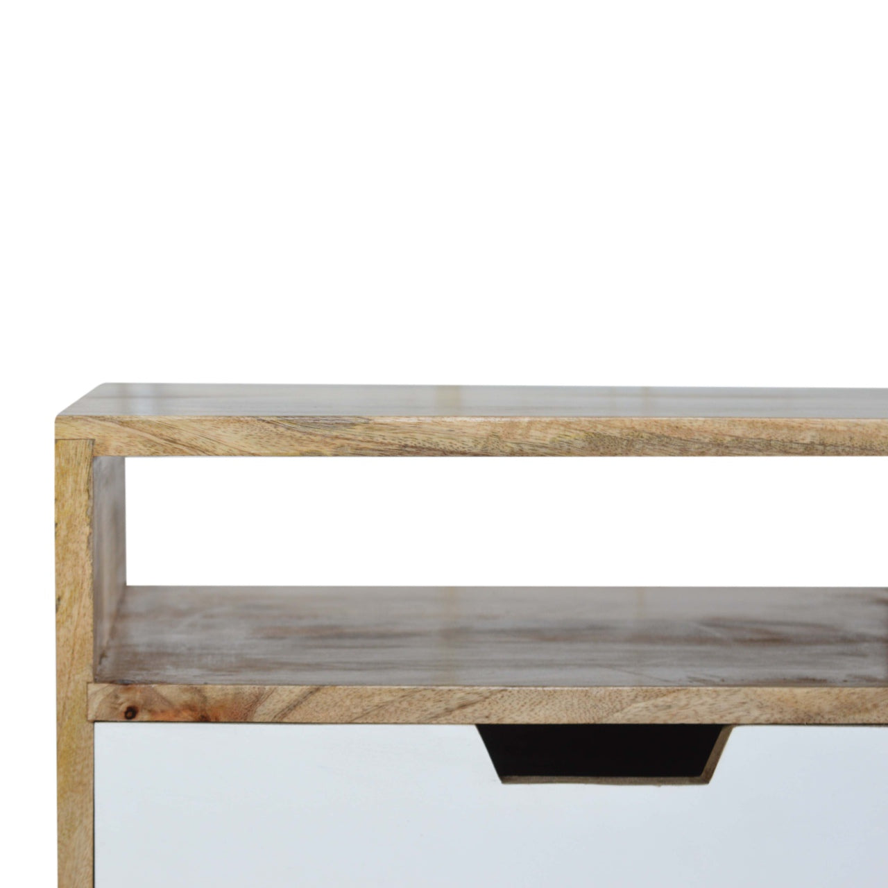grey nordic style 1 drawer bedside