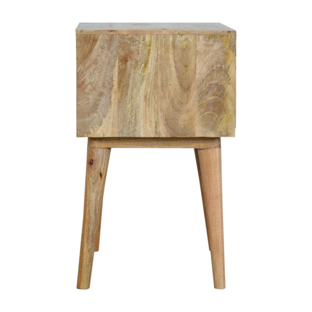 grey nordic style 1 drawer bedside