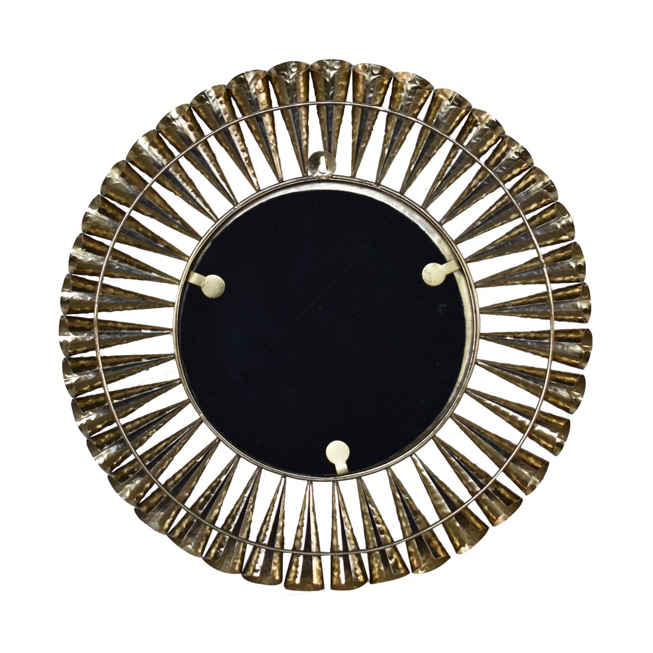 brass coned mirror