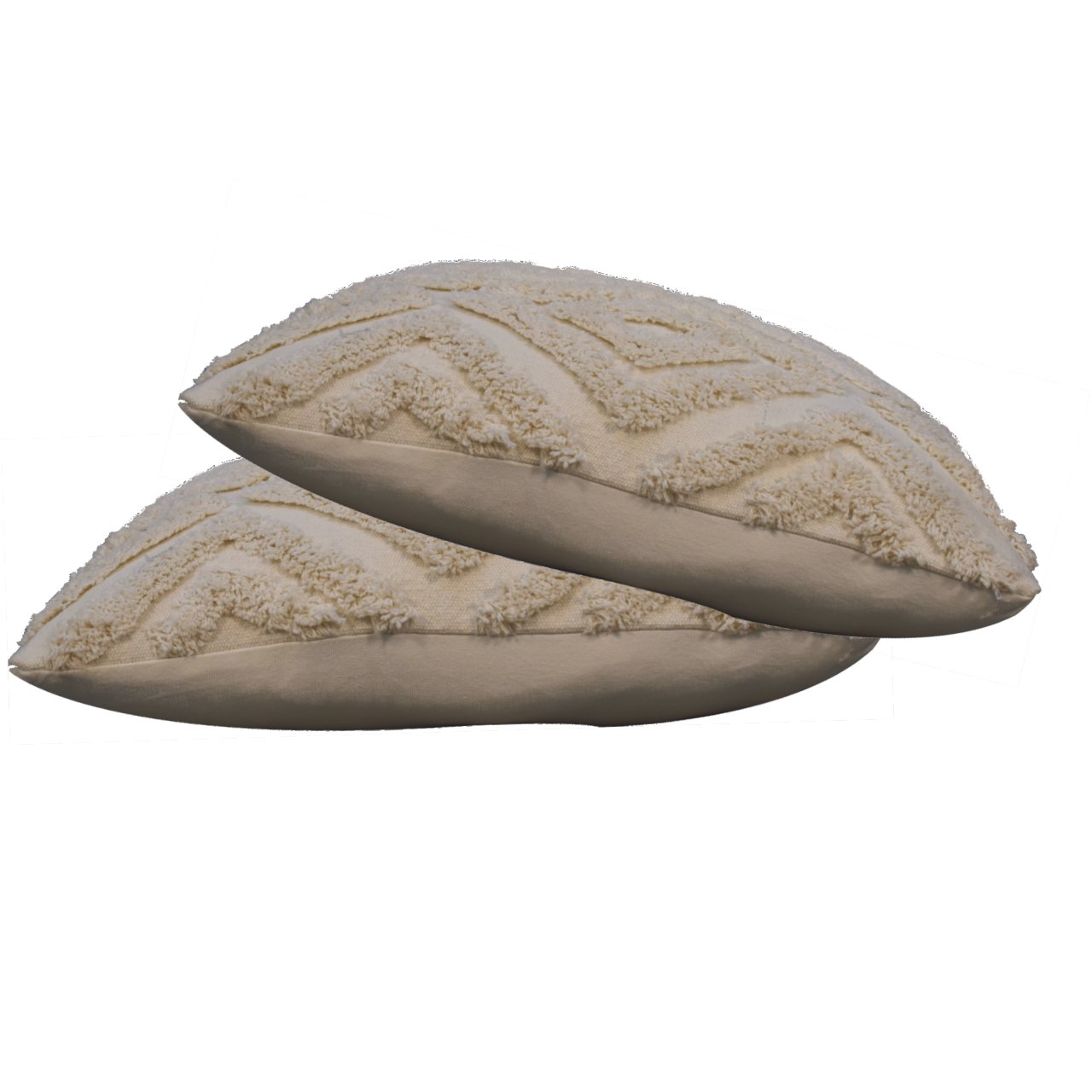 cream mini diamond cushion set of 2