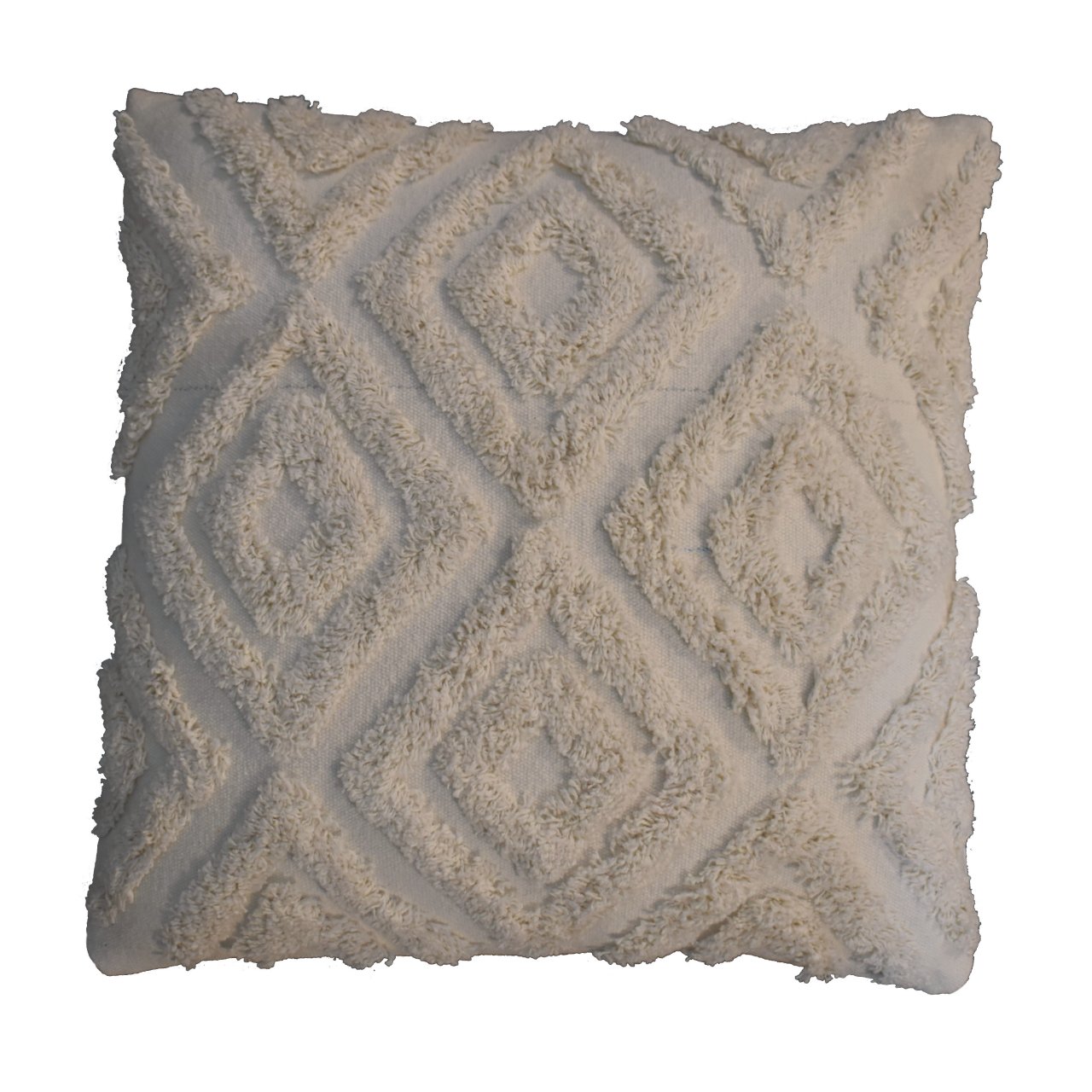 cream mini diamond cushion set of 2