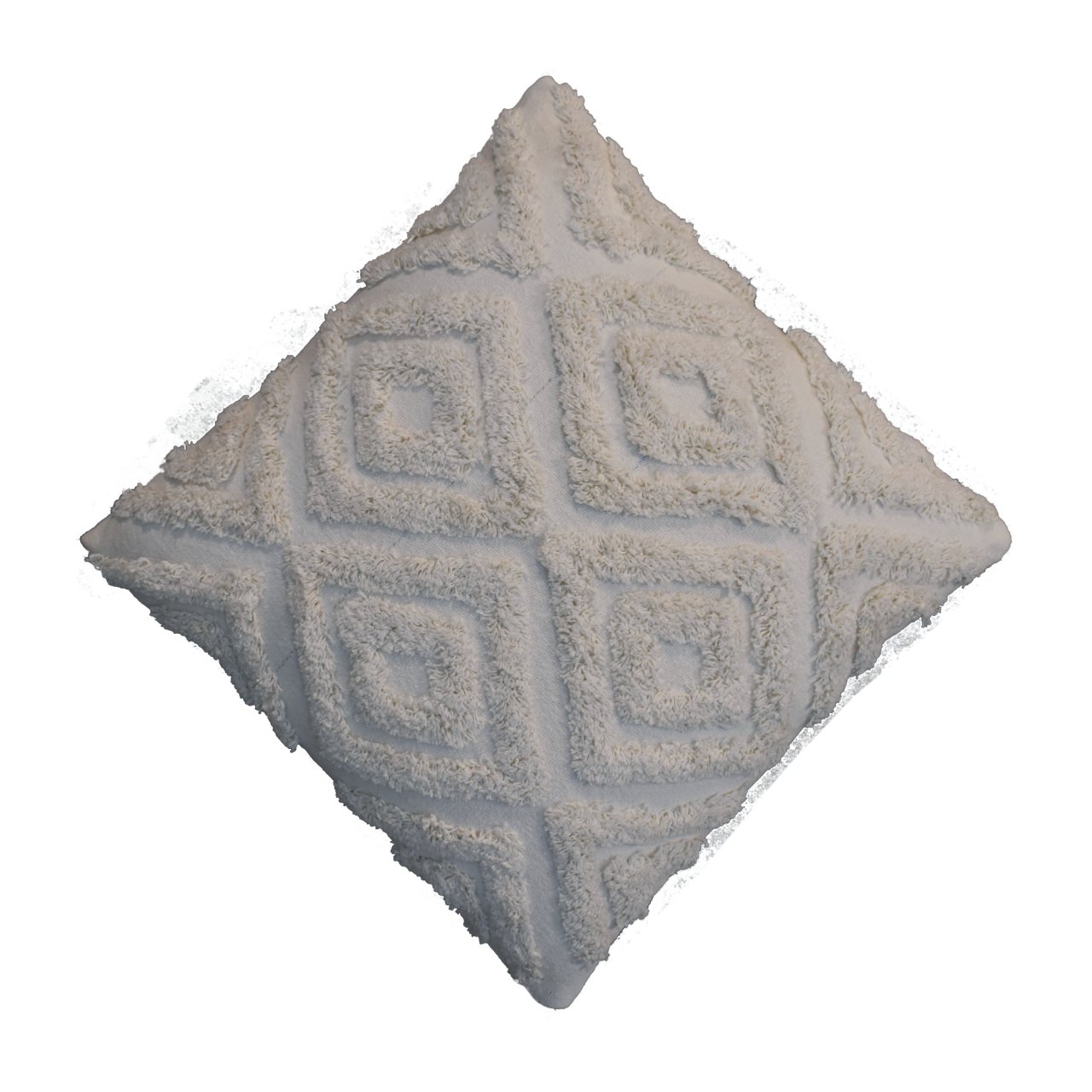 cream mini diamond cushion set of 2