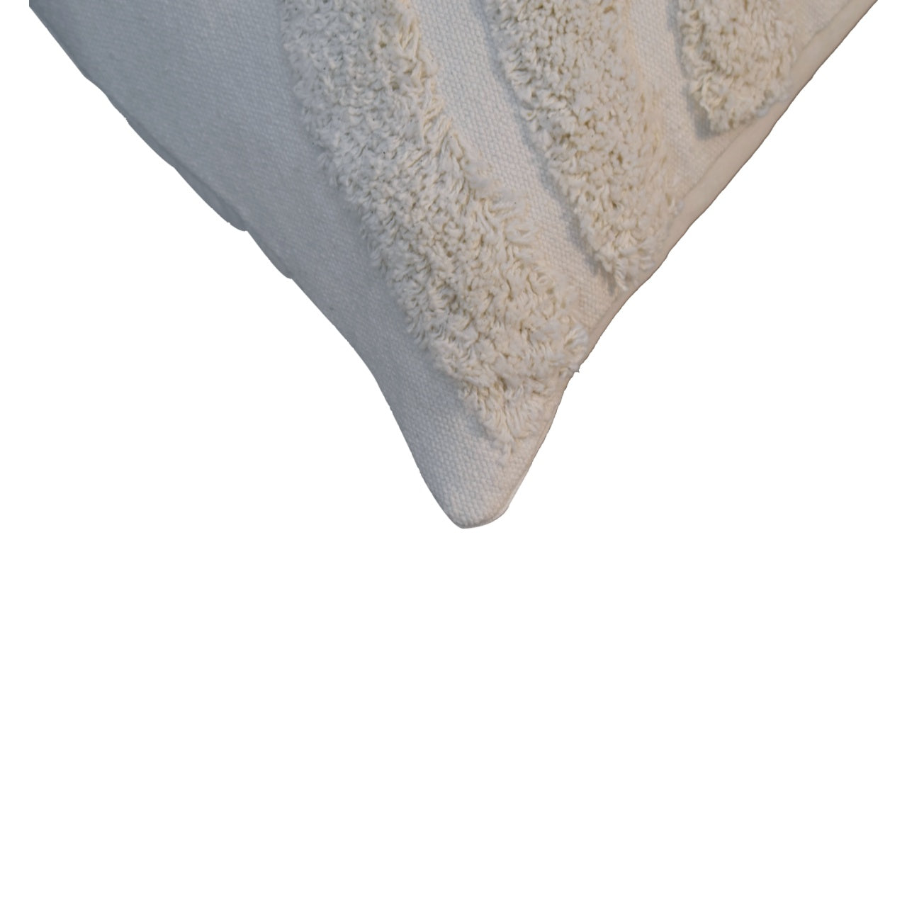arched white cushion set of 2