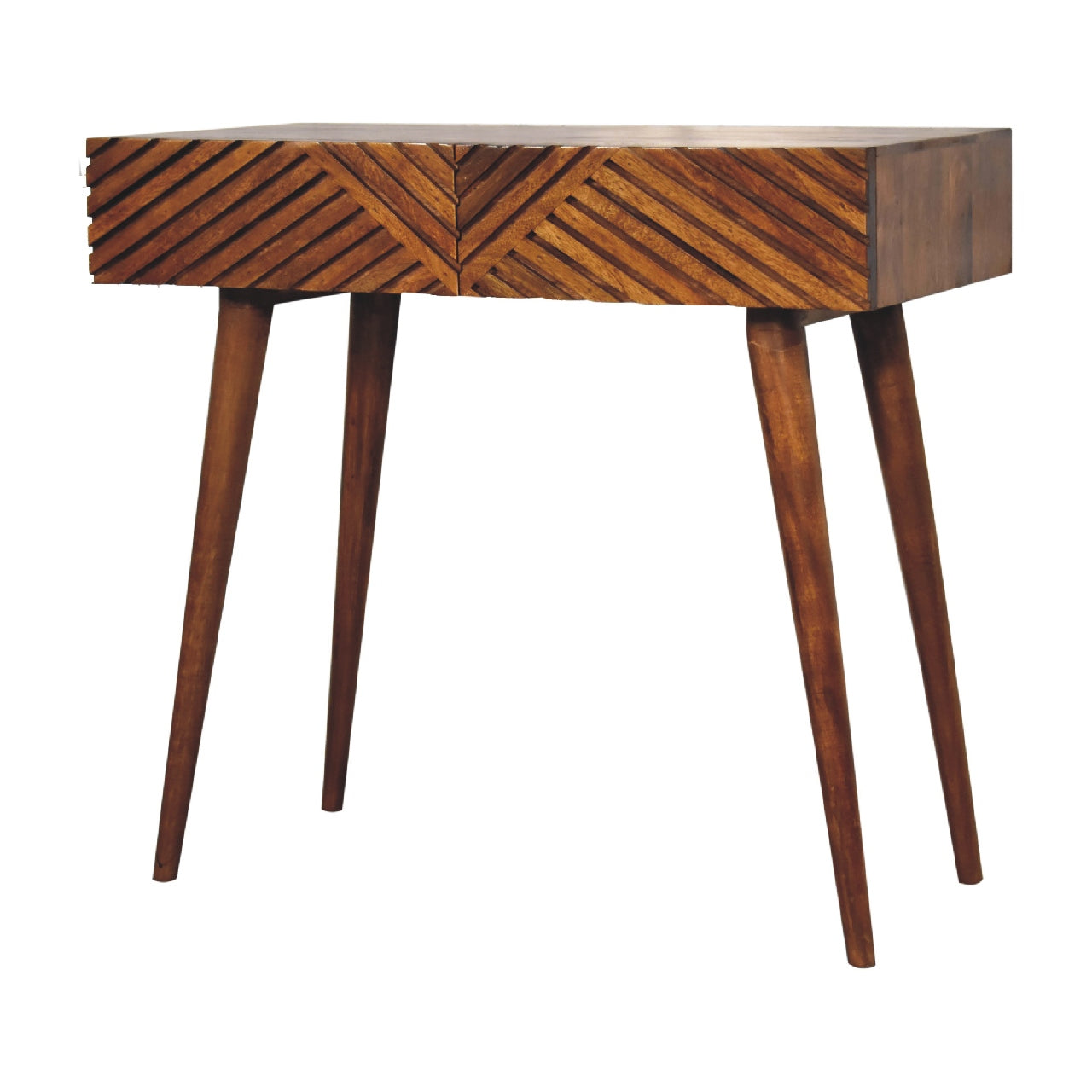 chestnut lille console table