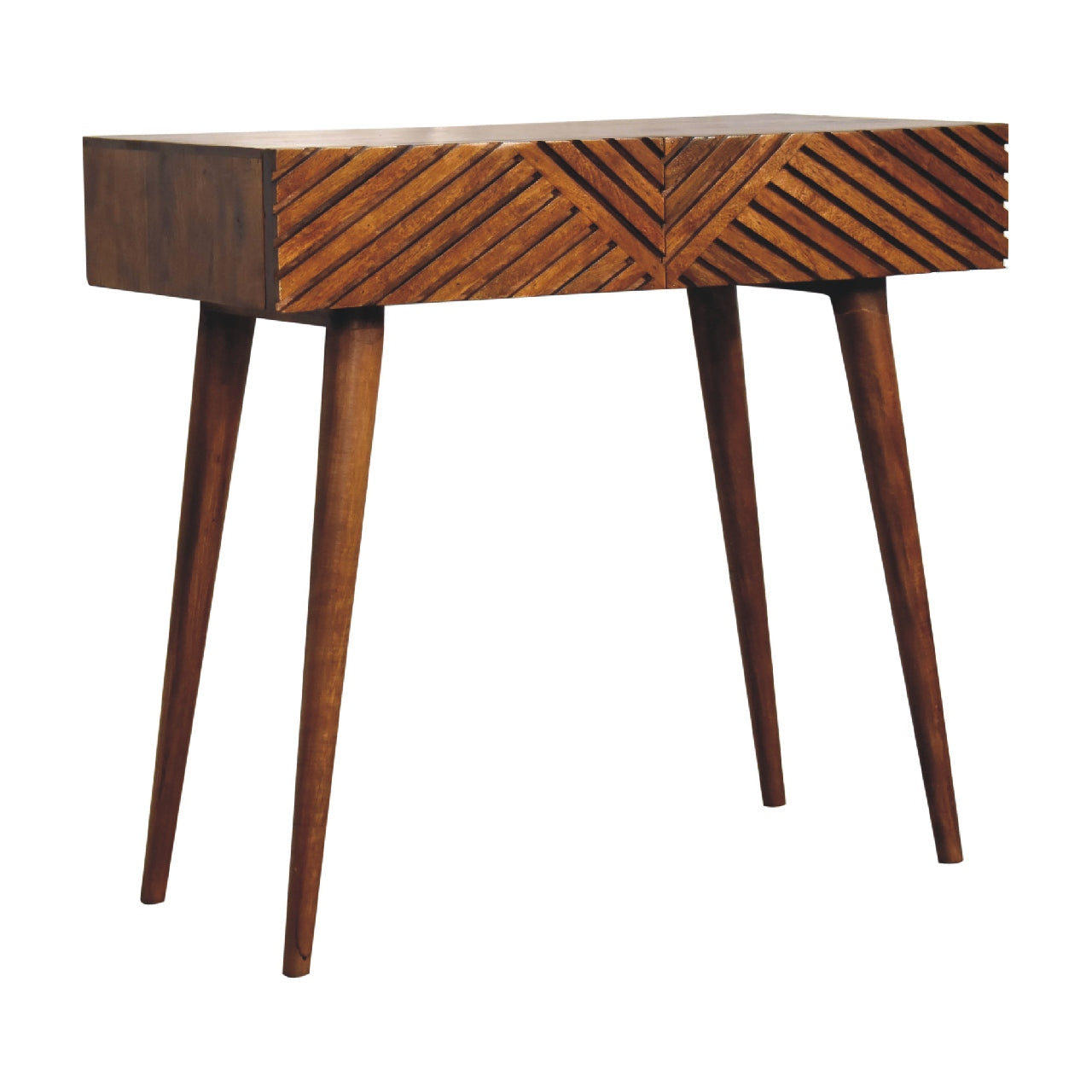 chestnut lille console table