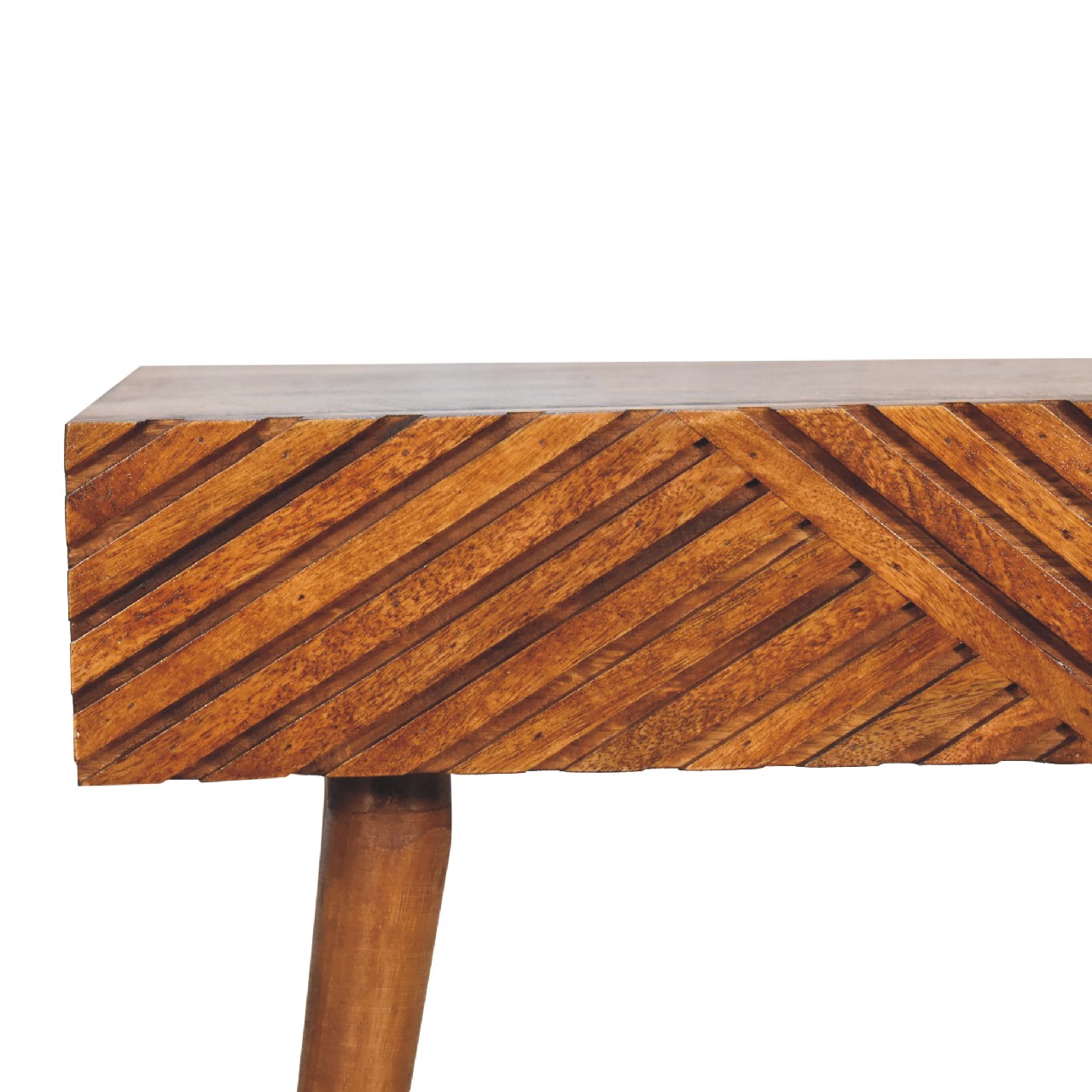 chestnut lille console table
