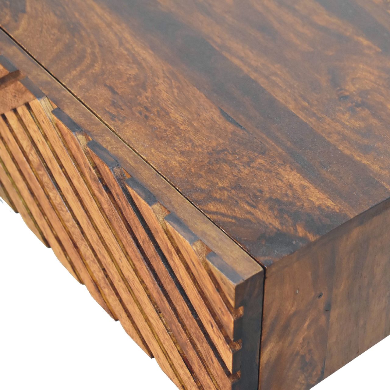 chestnut lille console table