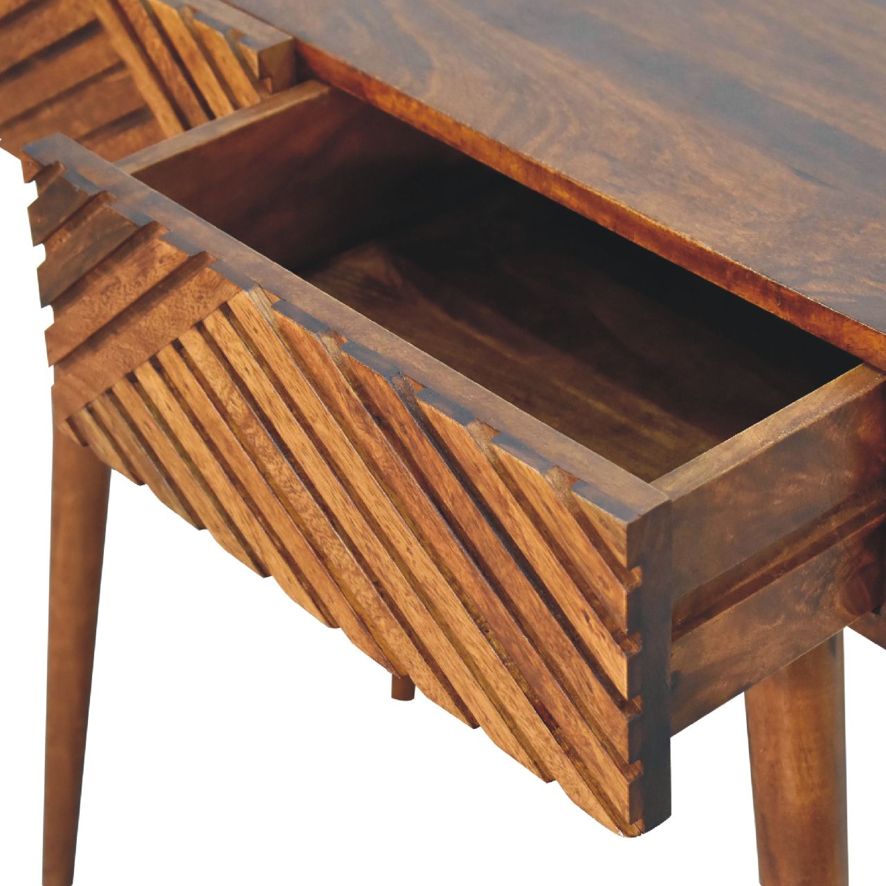 chestnut lille console table