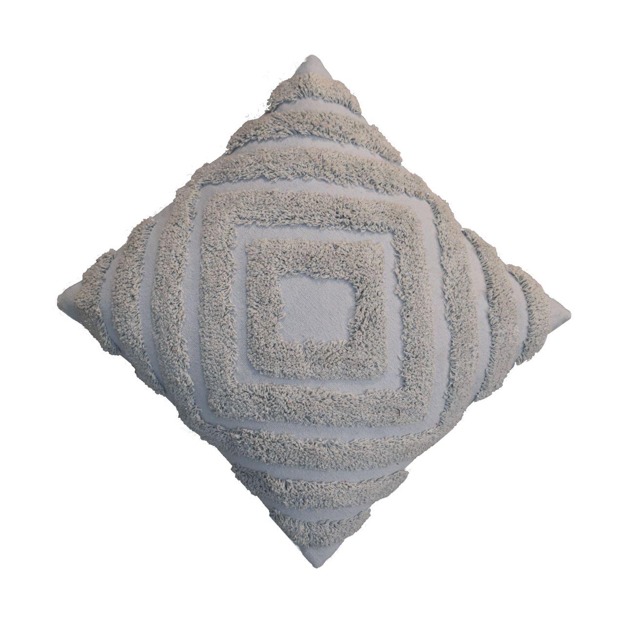 grey diamond cushion set of 2