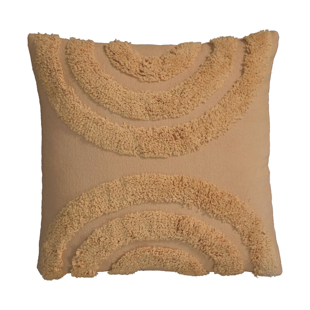 arched mustard cushion set of 2