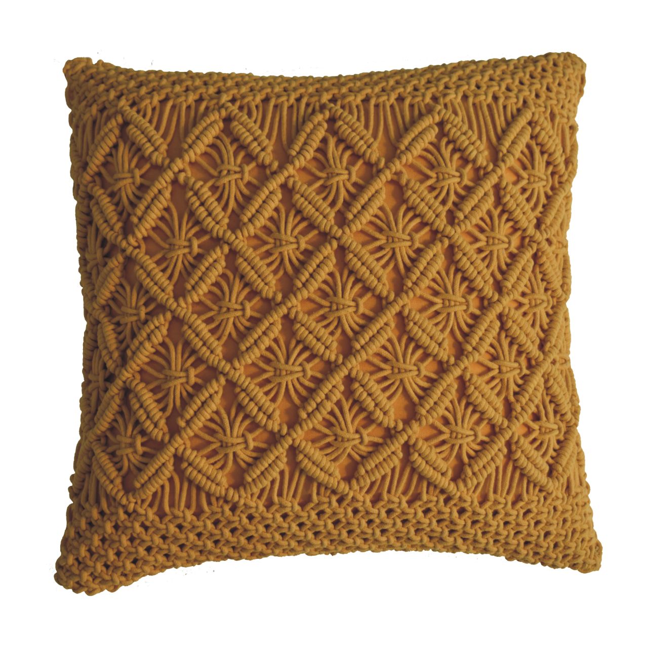 lira cushion set of 2 mustard