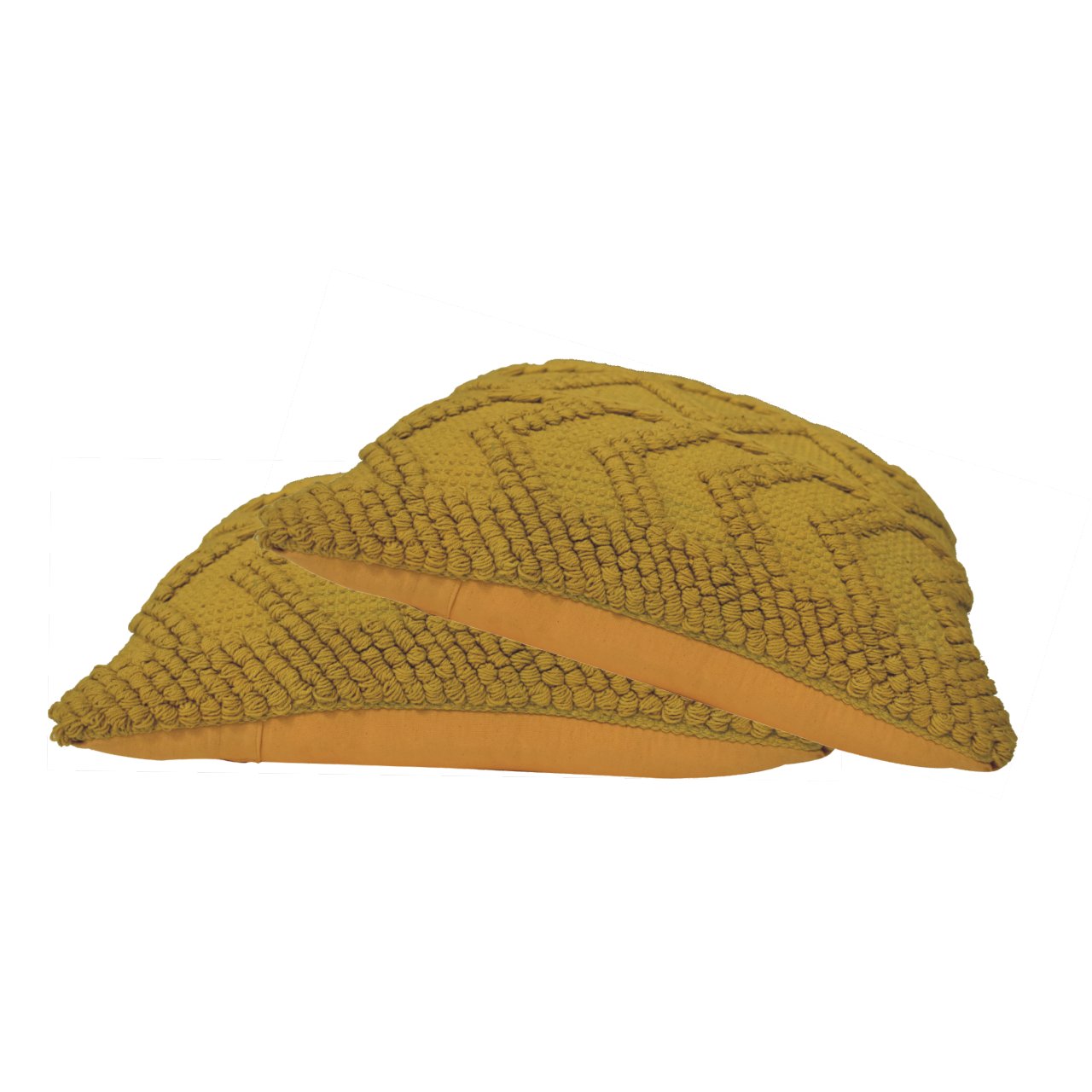 alda cushion set of 2 mustard